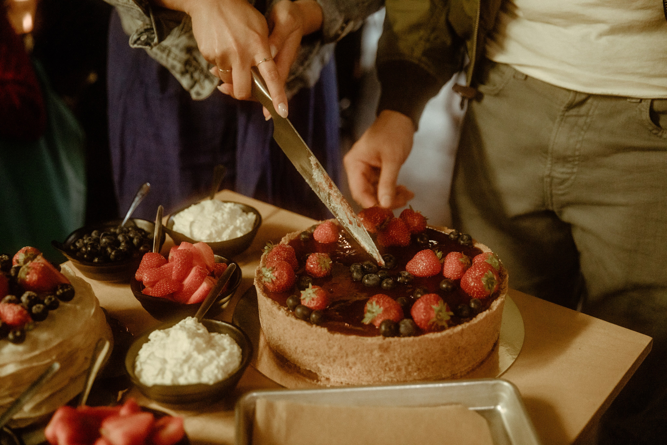 Elopement at Kvernufoss Waterfall. Iceland elopement photographer & videographer