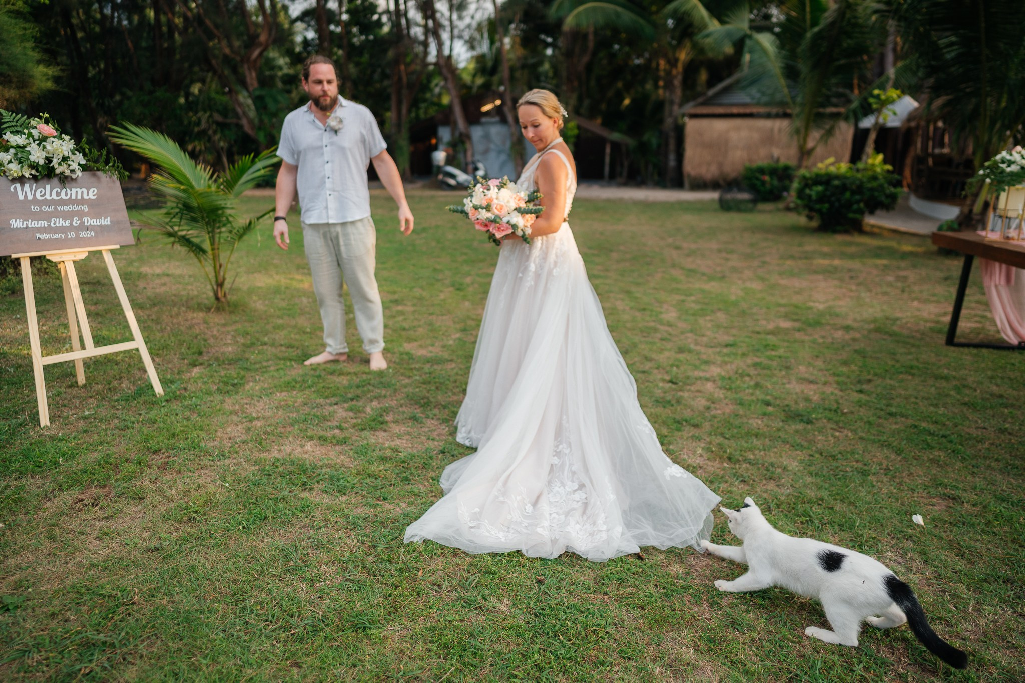 Buddhist + Western. Wedding on Koh Samui, Thailand