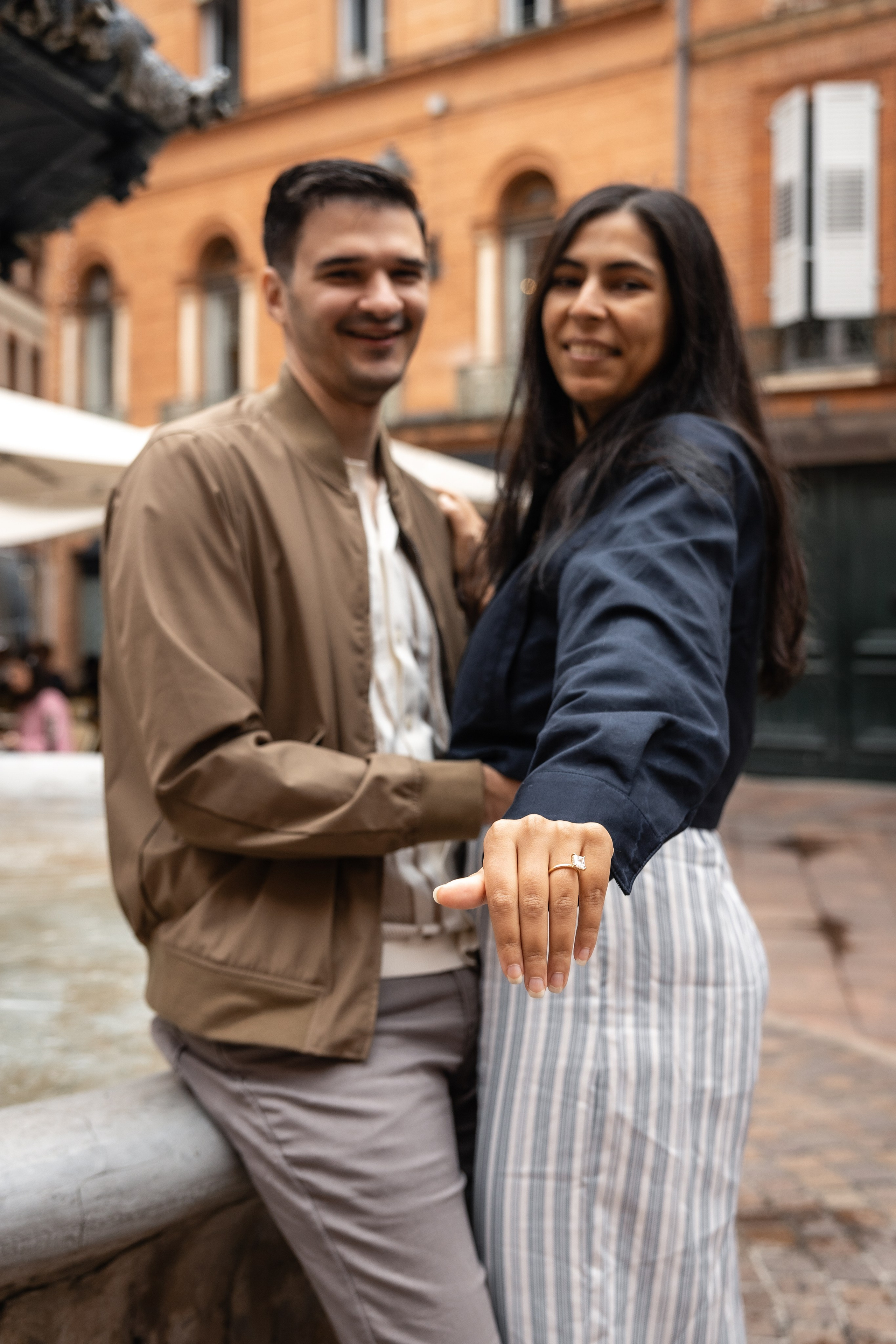 Surprise Proposal in Toulouse. Eugénie Smirnova — your photographer in Toulouse and southwest France