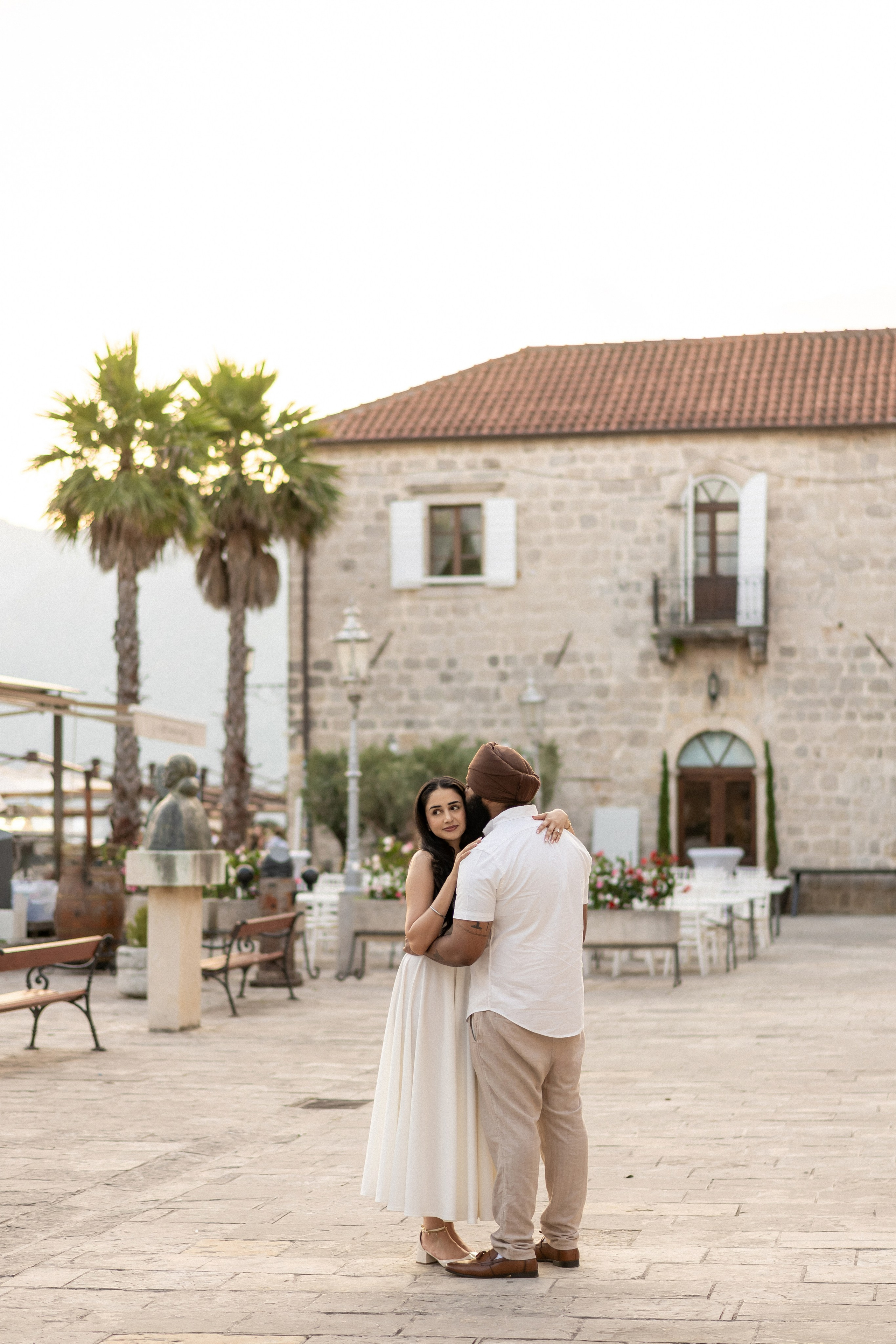 Photographer in Perast Montenegro