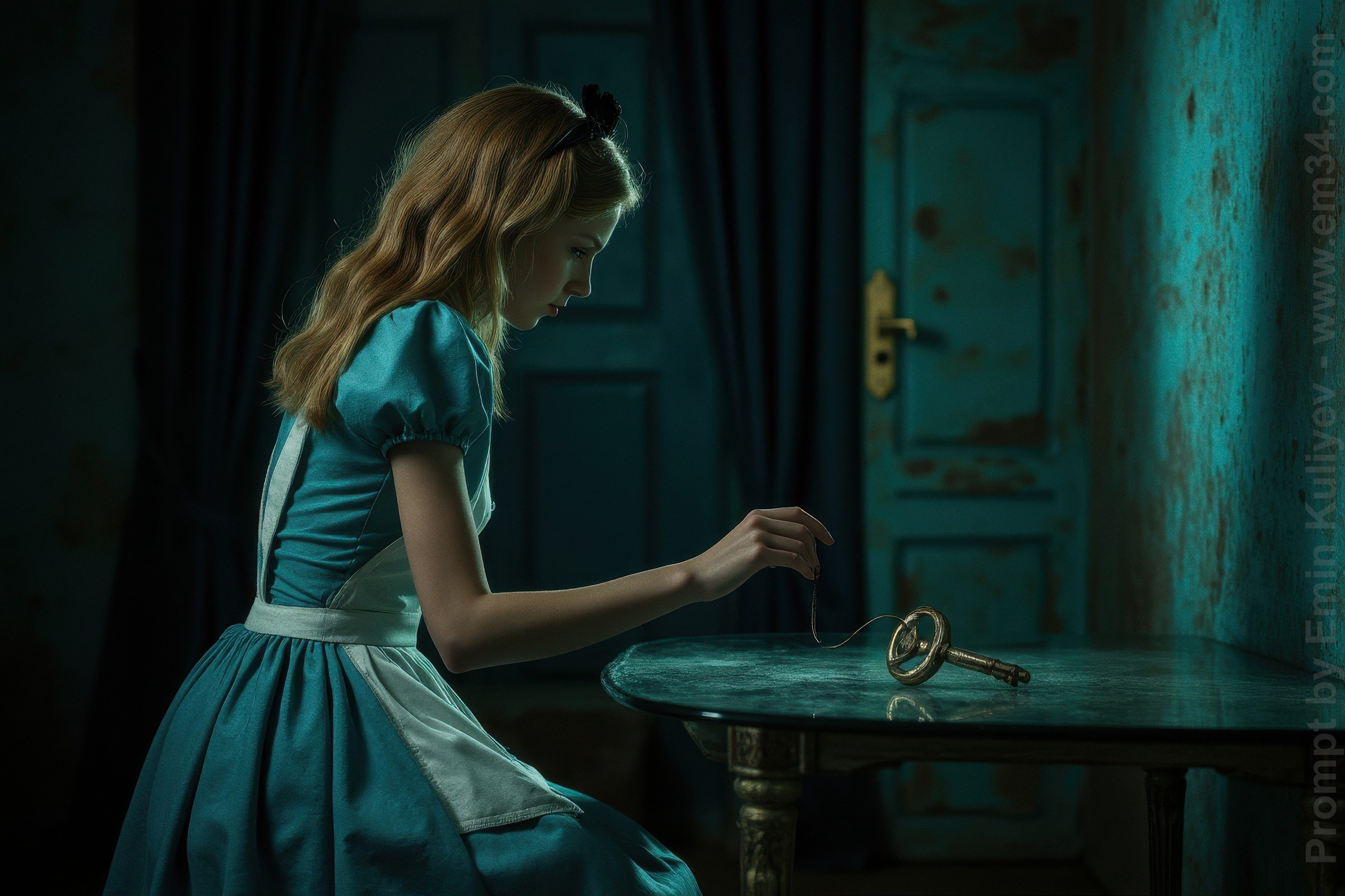 AI Meets Alice in Wonderland — Surreal Journey Through Mood, Imagination & Unseen Worlds with Artificial Intelligence Art. Emin Kuliyev — Award-Winning Wedding Photojournalist NYC & USA | Best Wedding Photographer Known for Candid, Timeless Moments