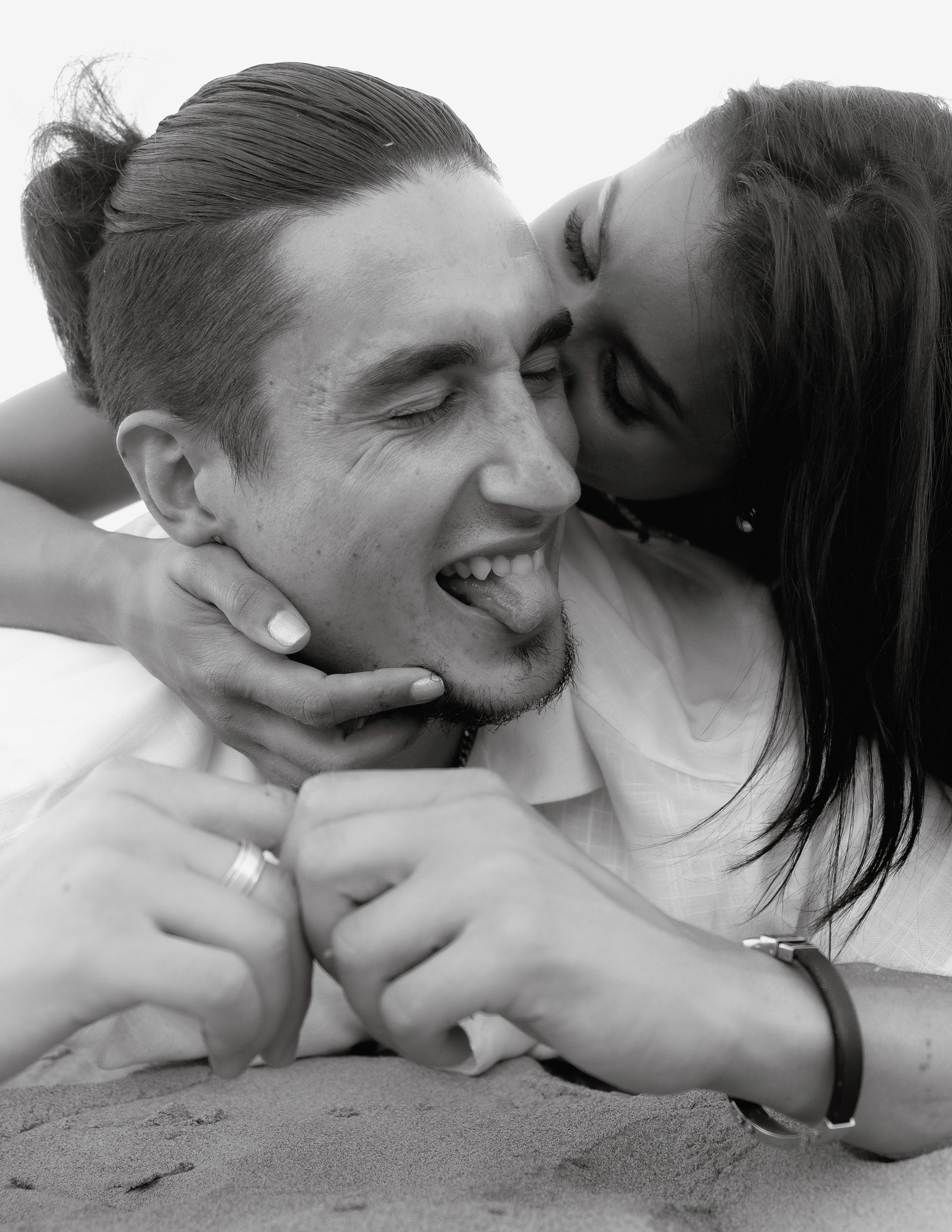 Historia de amor al atardecer en Guardamar — Fotógrafo en Alicante y Torrevieja