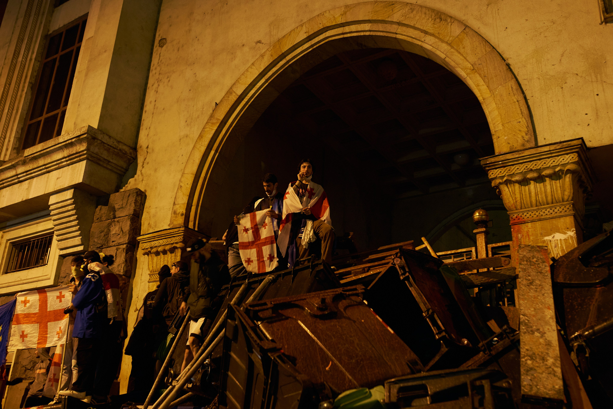 Georgia against «foreign law»/ არა რუსულ კანონს. Visual artist