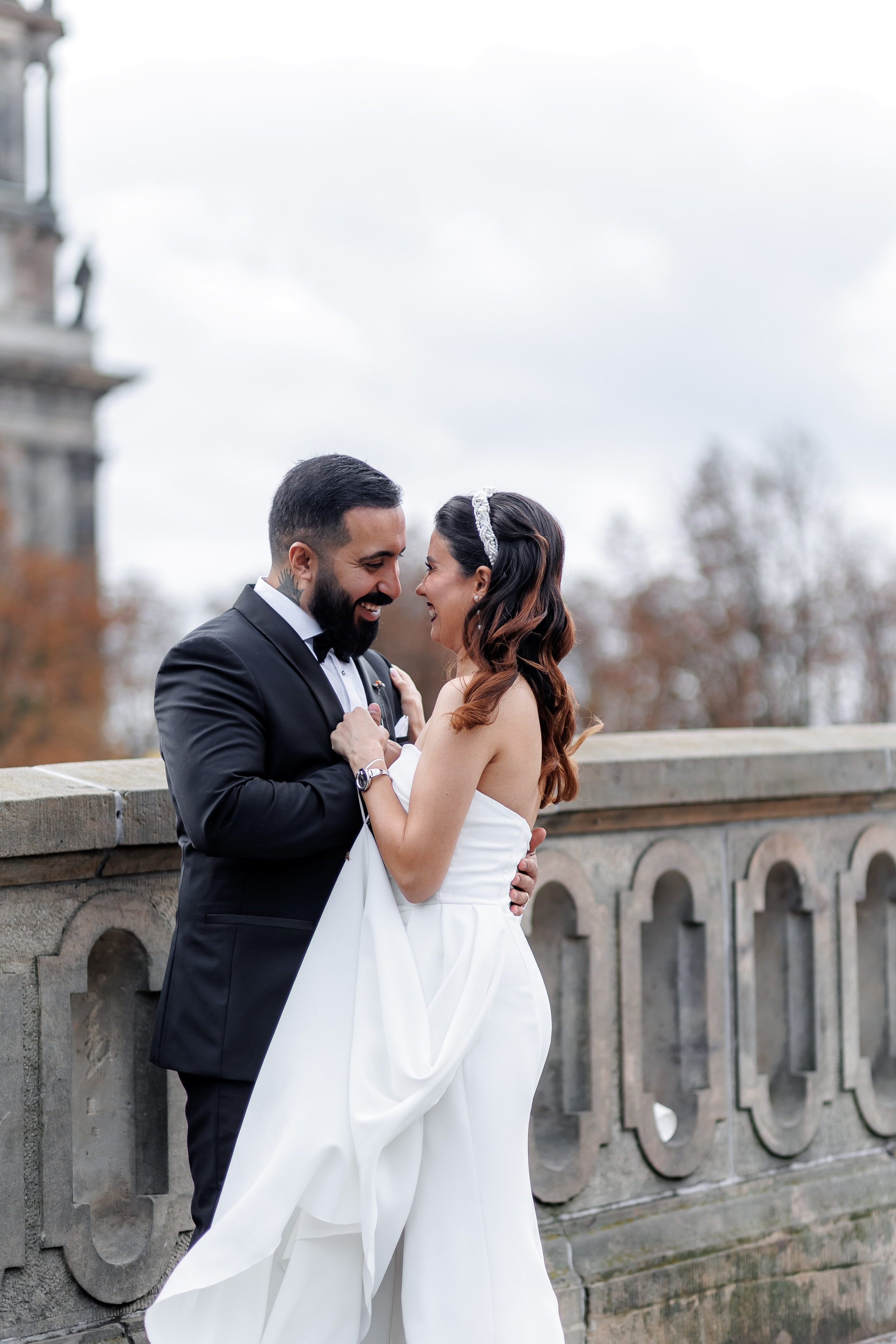 Hochzeitsshooting im Herzen von Berlin. Hochzeitsfotografie in Berlin Nataliia Schütze
