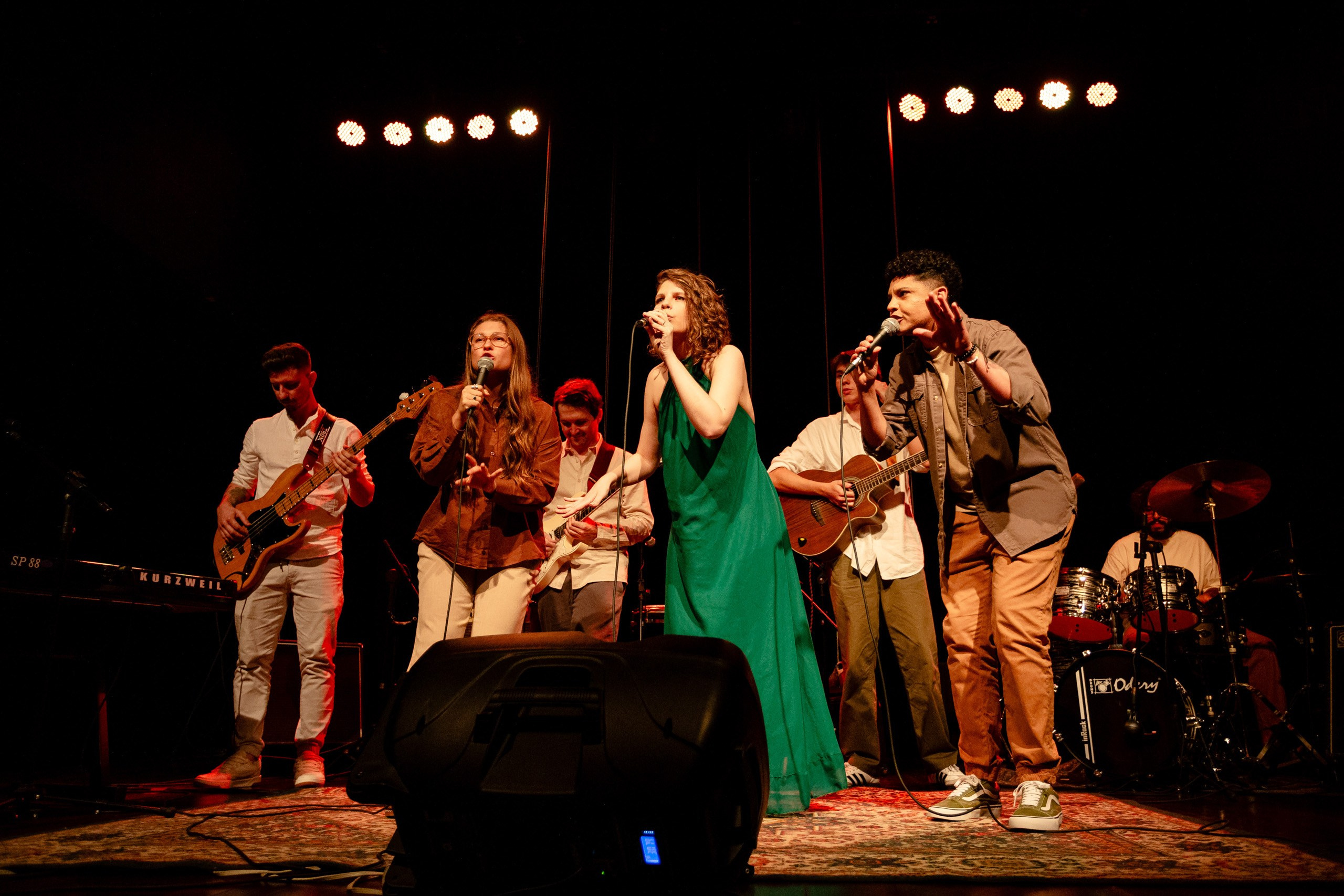 Fotografia de recital de formatura do Conservatório de Música de Itajaí — Santa Catarina