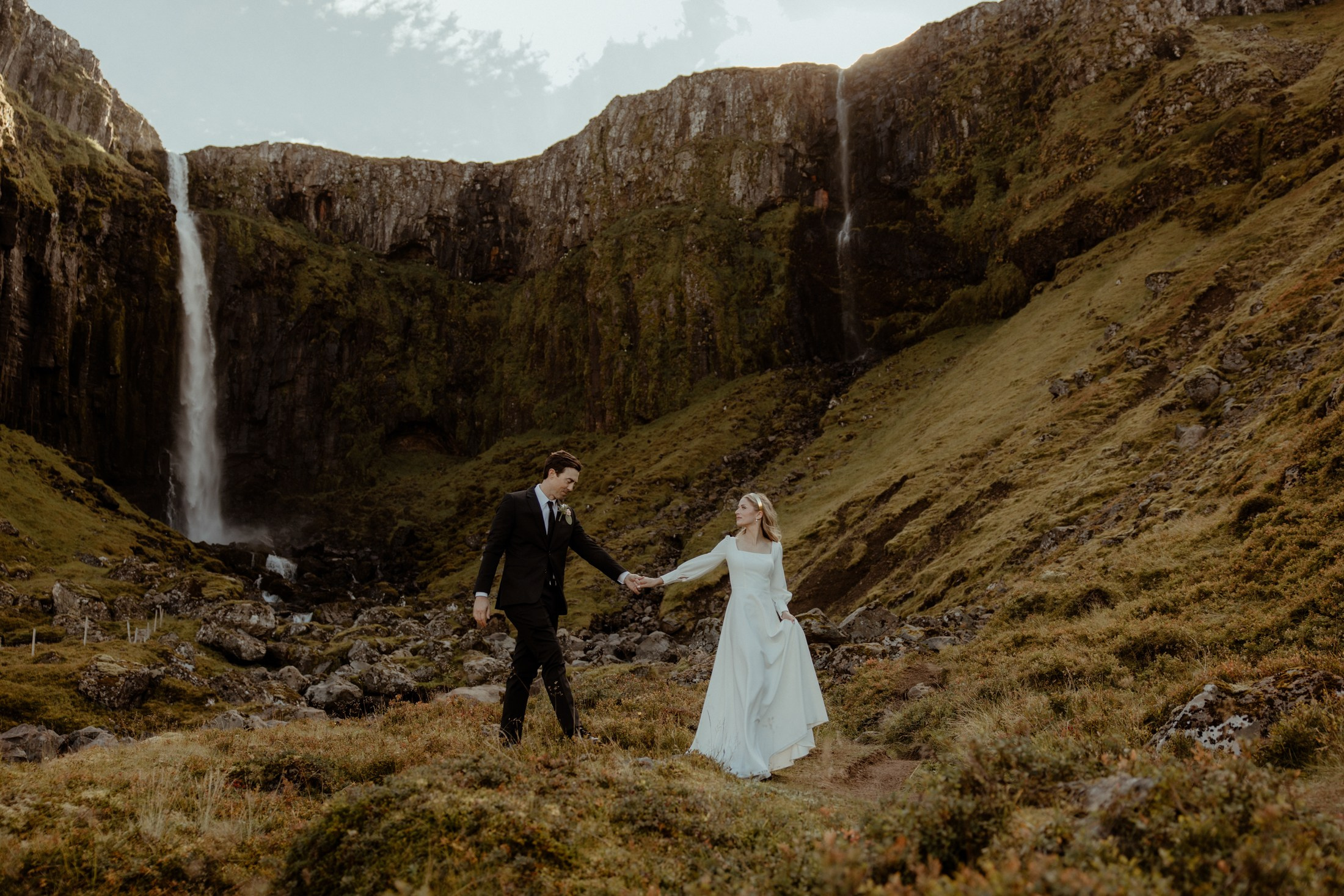 Iceland elopement at Budir Black Church | Snæfellsnes wedding by Iceland elopement photographer & videographer. Iceland elopement photographer & videographer