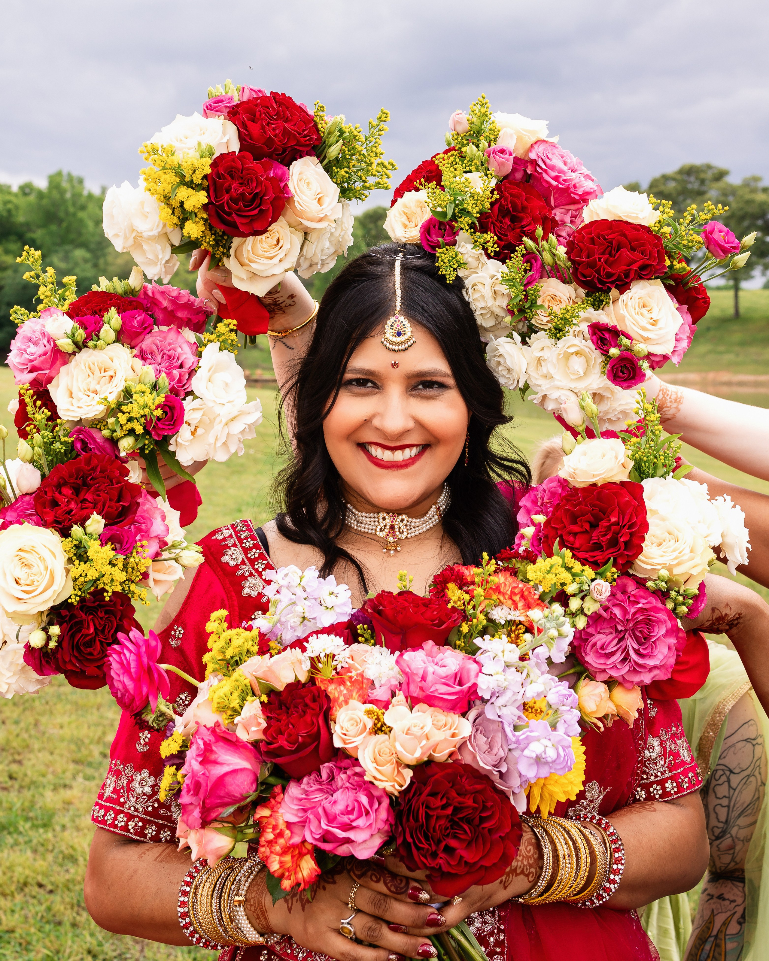 Daniel’s and Ruchi Fusion Wedding Celebration at The Venue At Rose Spring Farm. Wedding and portrait photography in Greenville SC