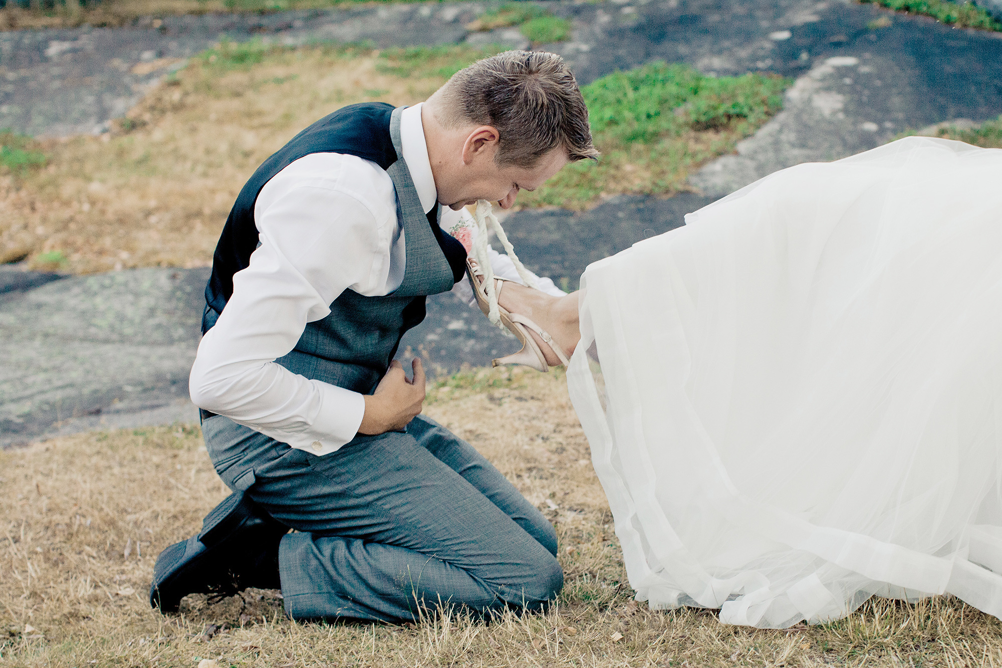 Ulkovihkiminen ja hääjuhla Kulosaaren kasinolla