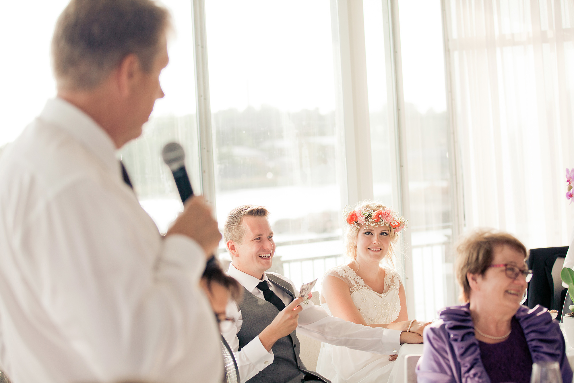 Ulkovihkiminen ja hääjuhla Kulosaaren kasinolla