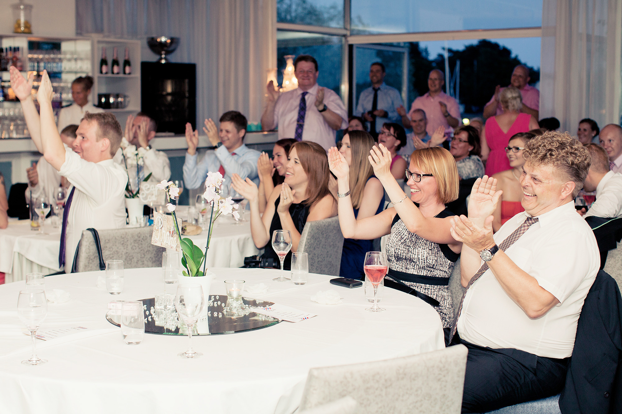 Ulkovihkiminen ja hääjuhla Kulosaaren kasinolla