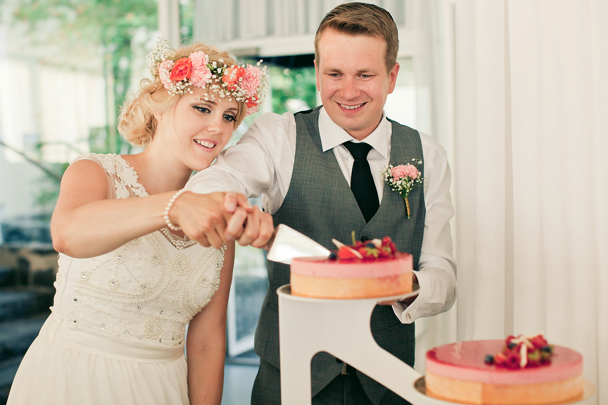 Ulkovihkiminen ja hääjuhla Kulosaaren kasinolla