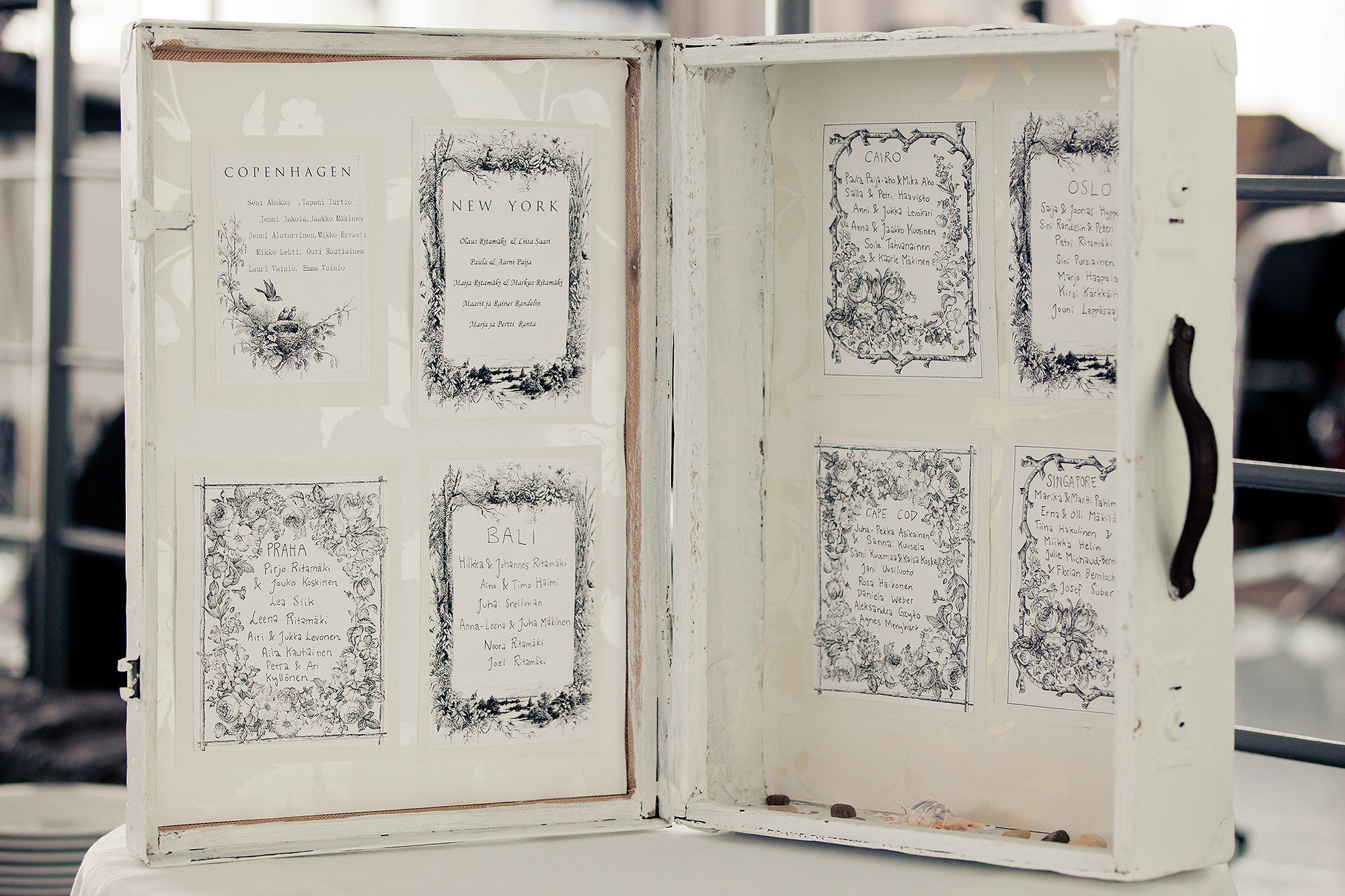 Ulkovihkiminen ja hääjuhla Kulosaaren kasinolla