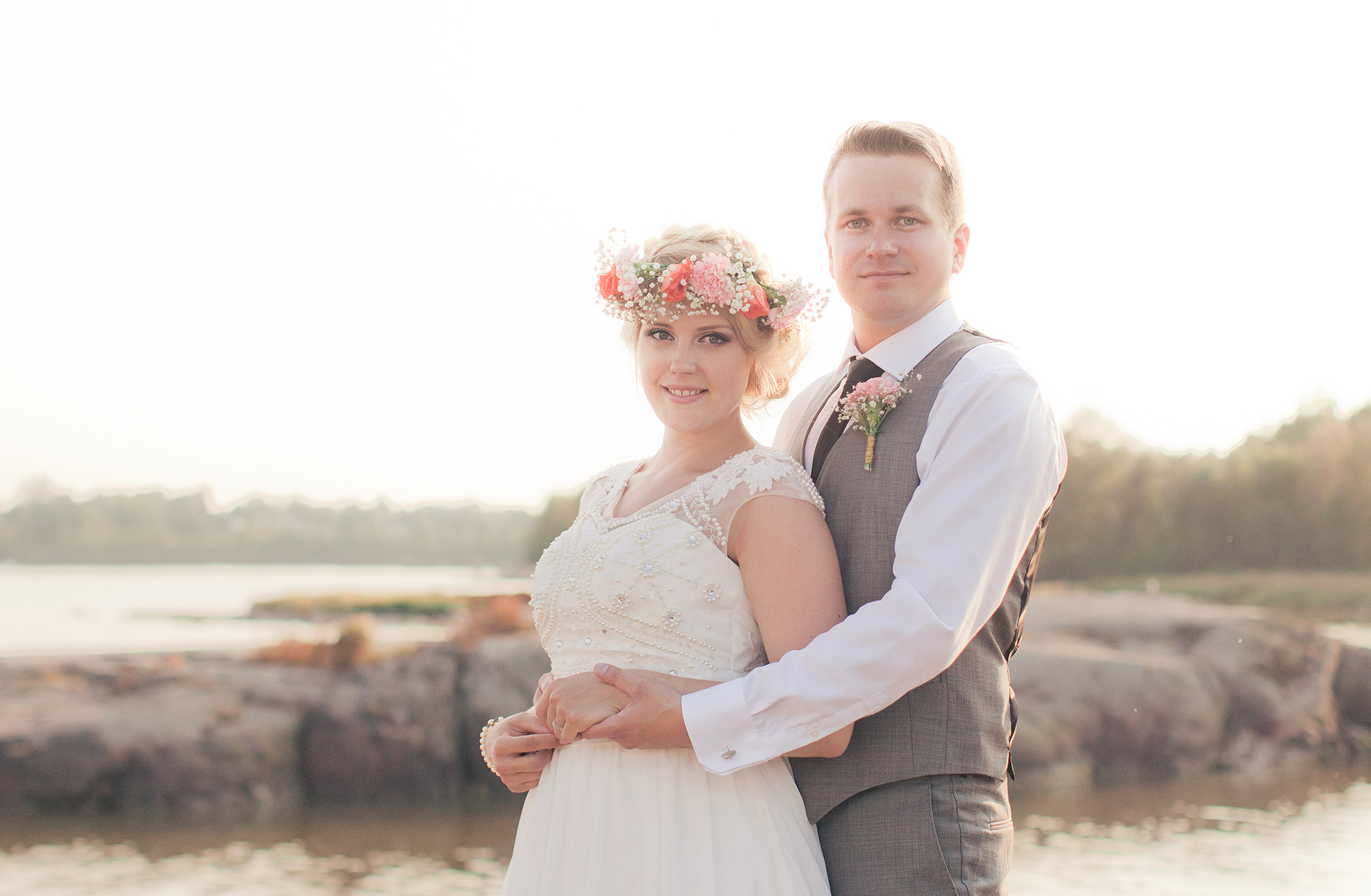 Ulkovihkiminen ja hääjuhla Kulosaaren kasinolla