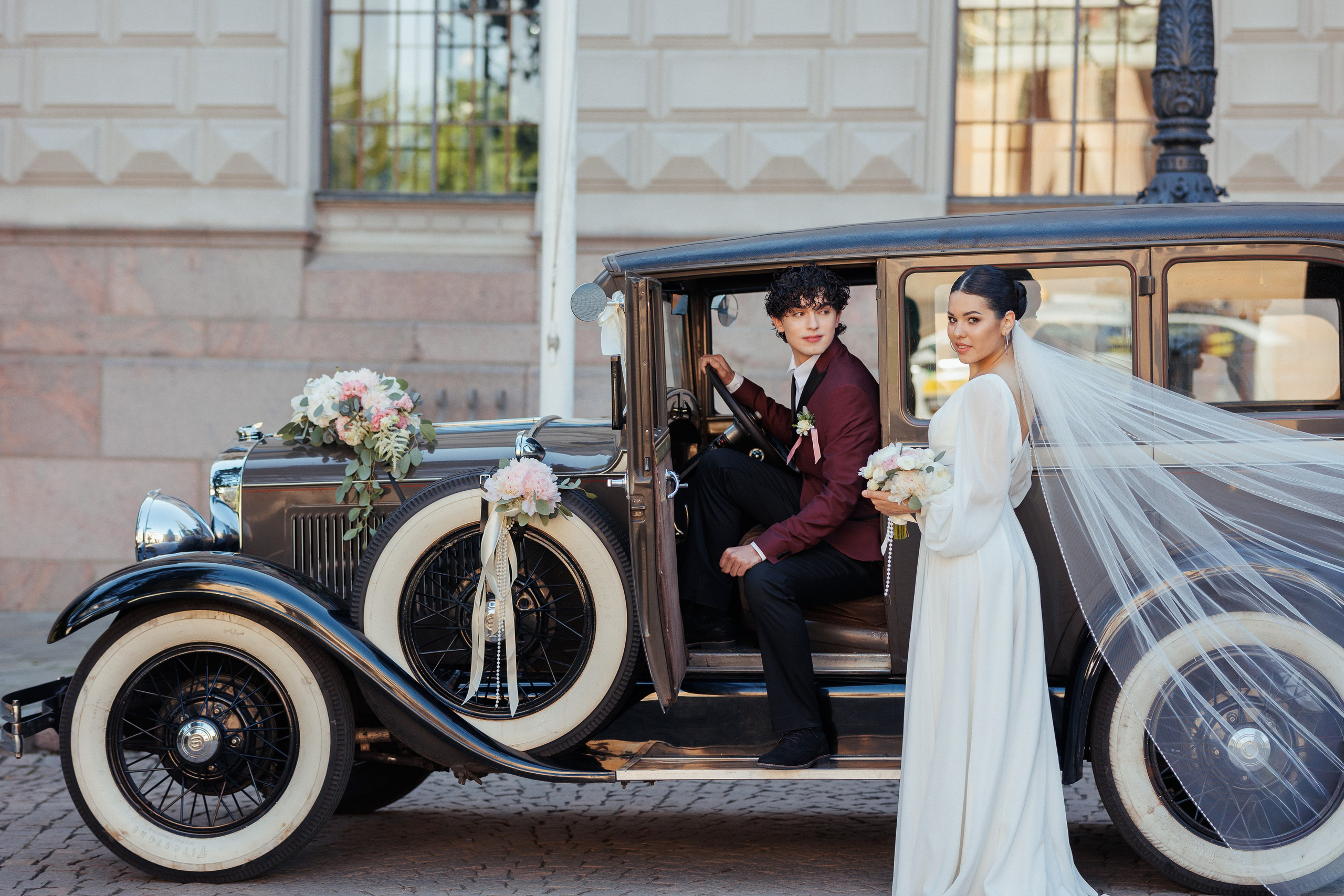 Hääkuvaus | Vintage-auto. Valokuvaaja Lahti, Helsinki Elena Salonen