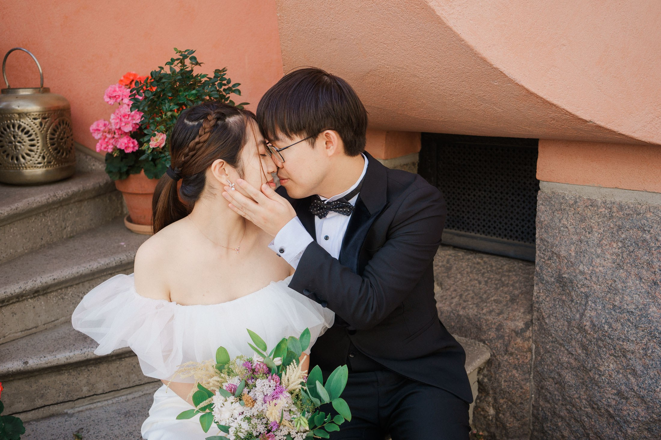 Hääpotretit Helsingin keskustassa