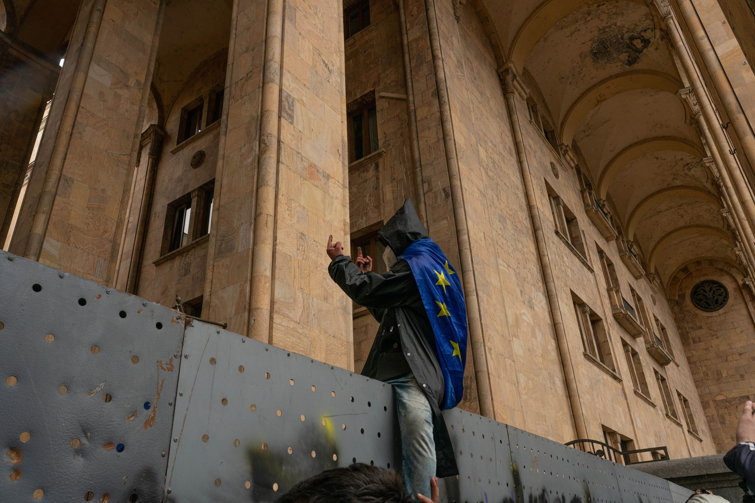 Georgia against the “foreign agents” law. Marina Sycheva