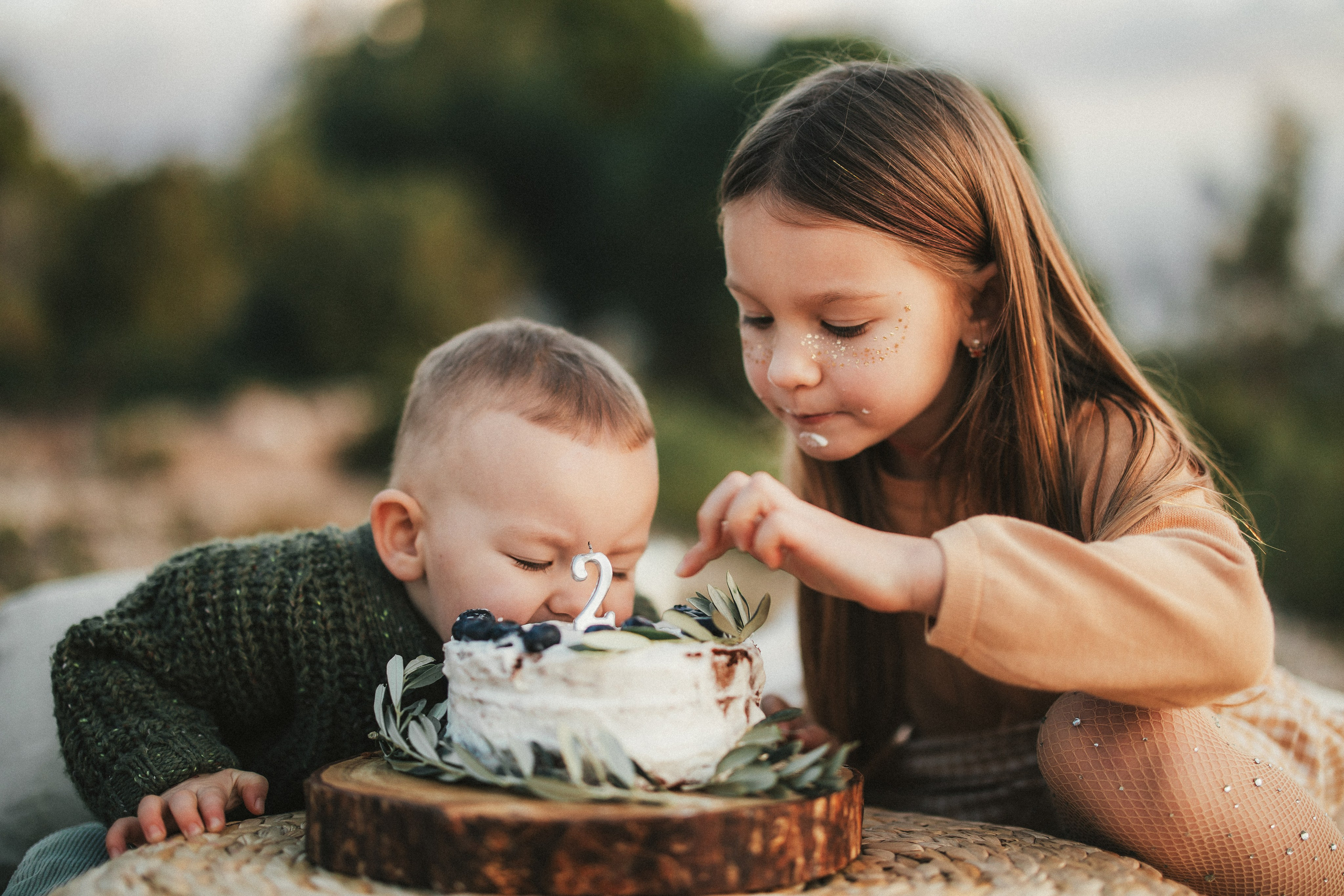 Фотосессия первый тортик