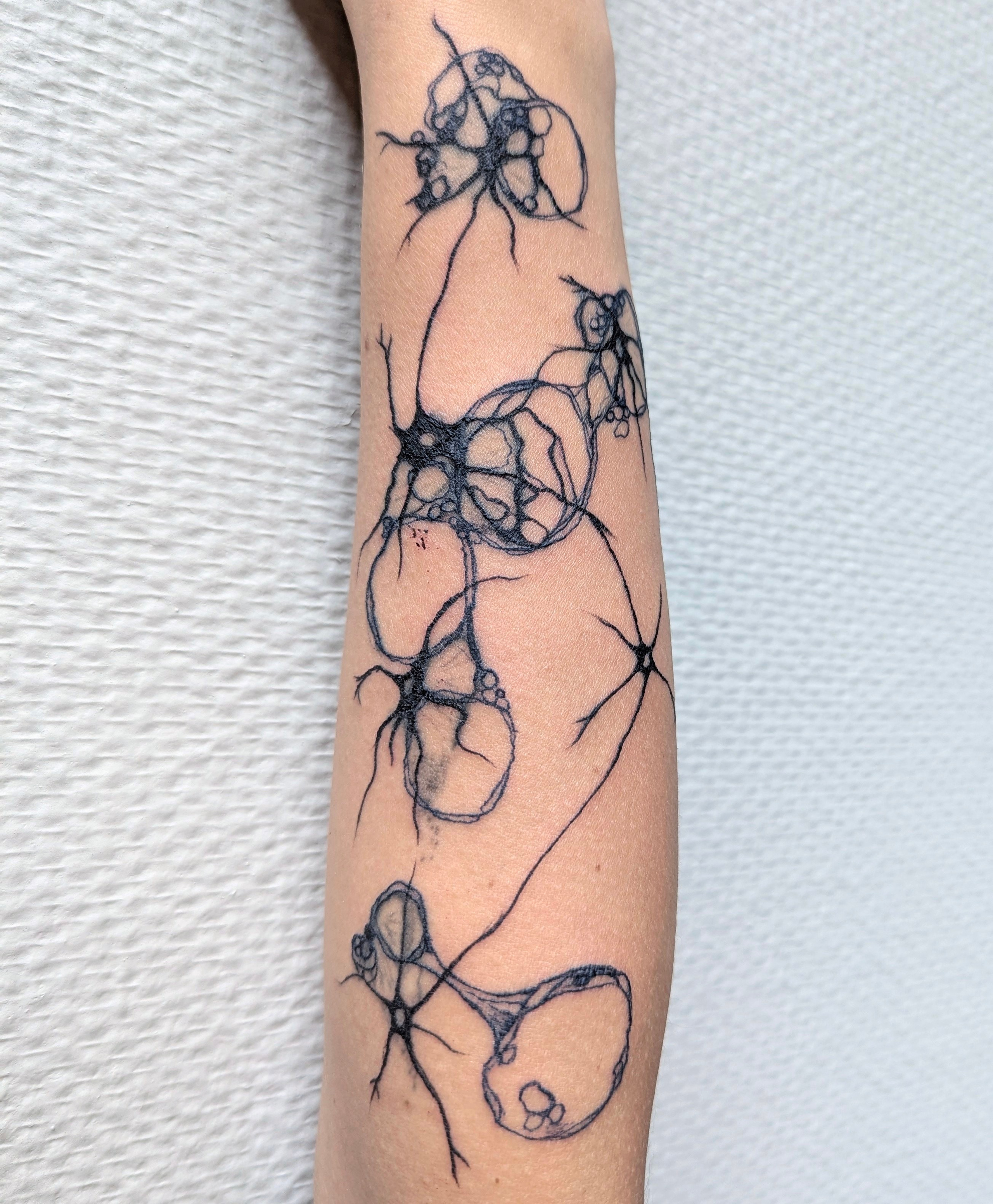 Tattoo. Angelina Sorokopud. Artist in Strasbourg