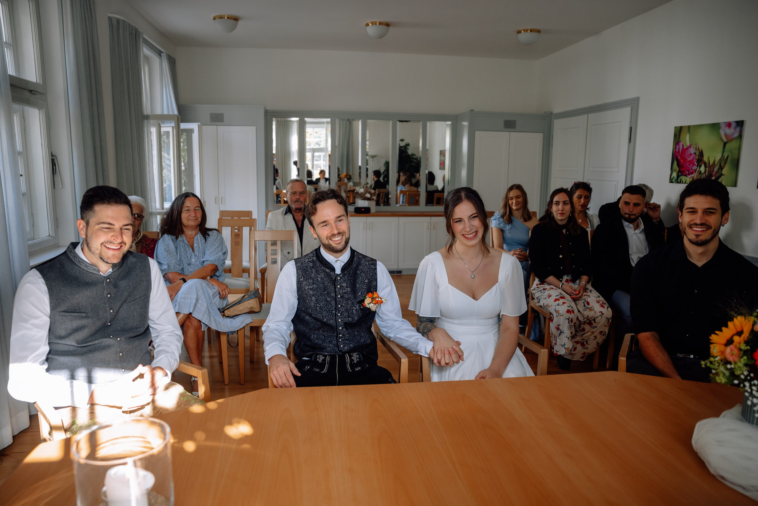 Standesamtliche Hochzeit in Haar | Iva & Benno