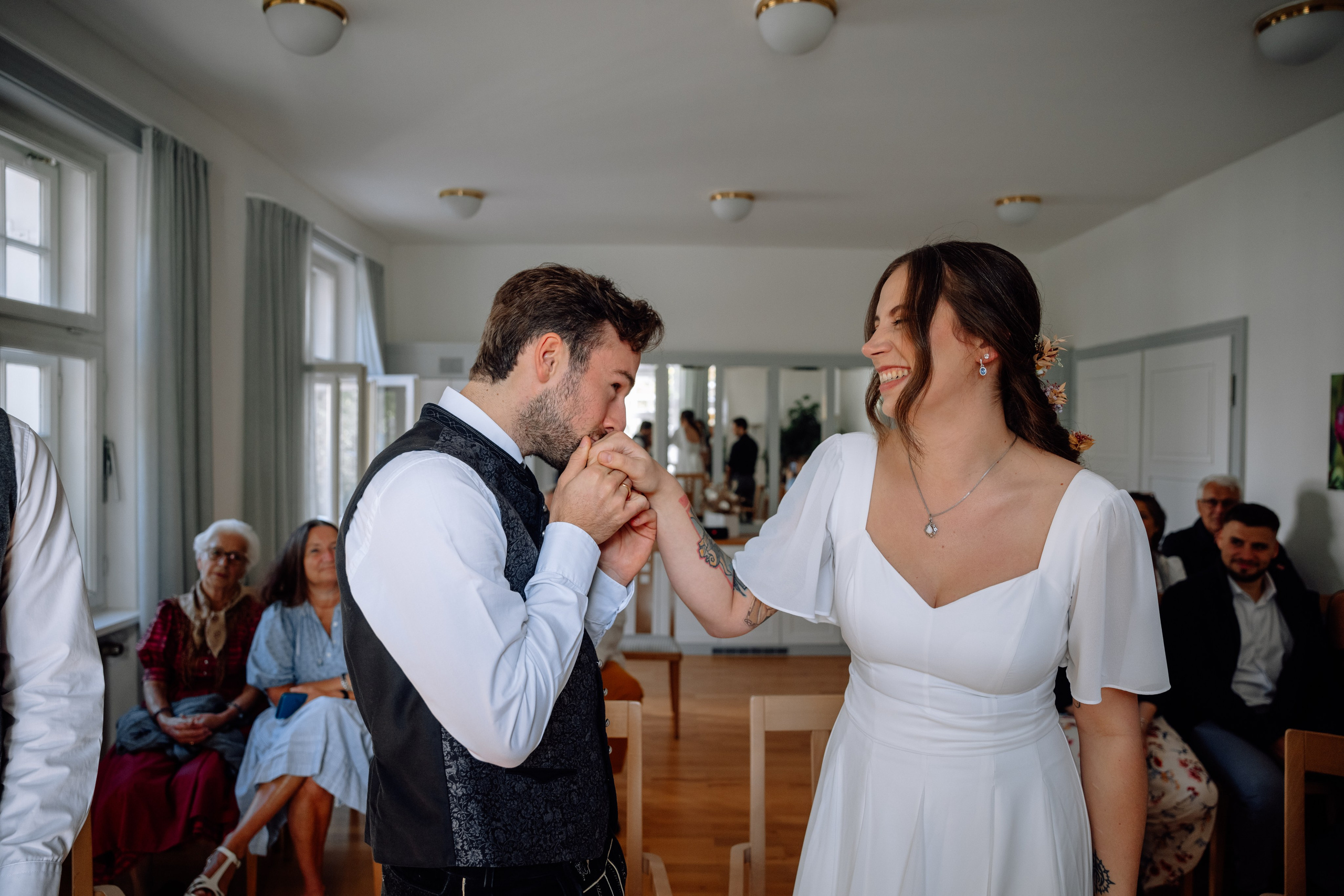 Standesamtliche Hochzeit in Haar | Iva & Benno