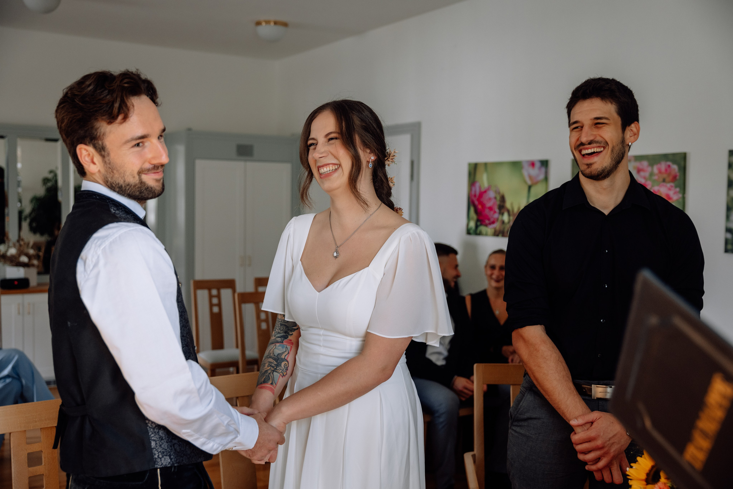 Standesamtliche Hochzeit in Haar | Iva & Benno