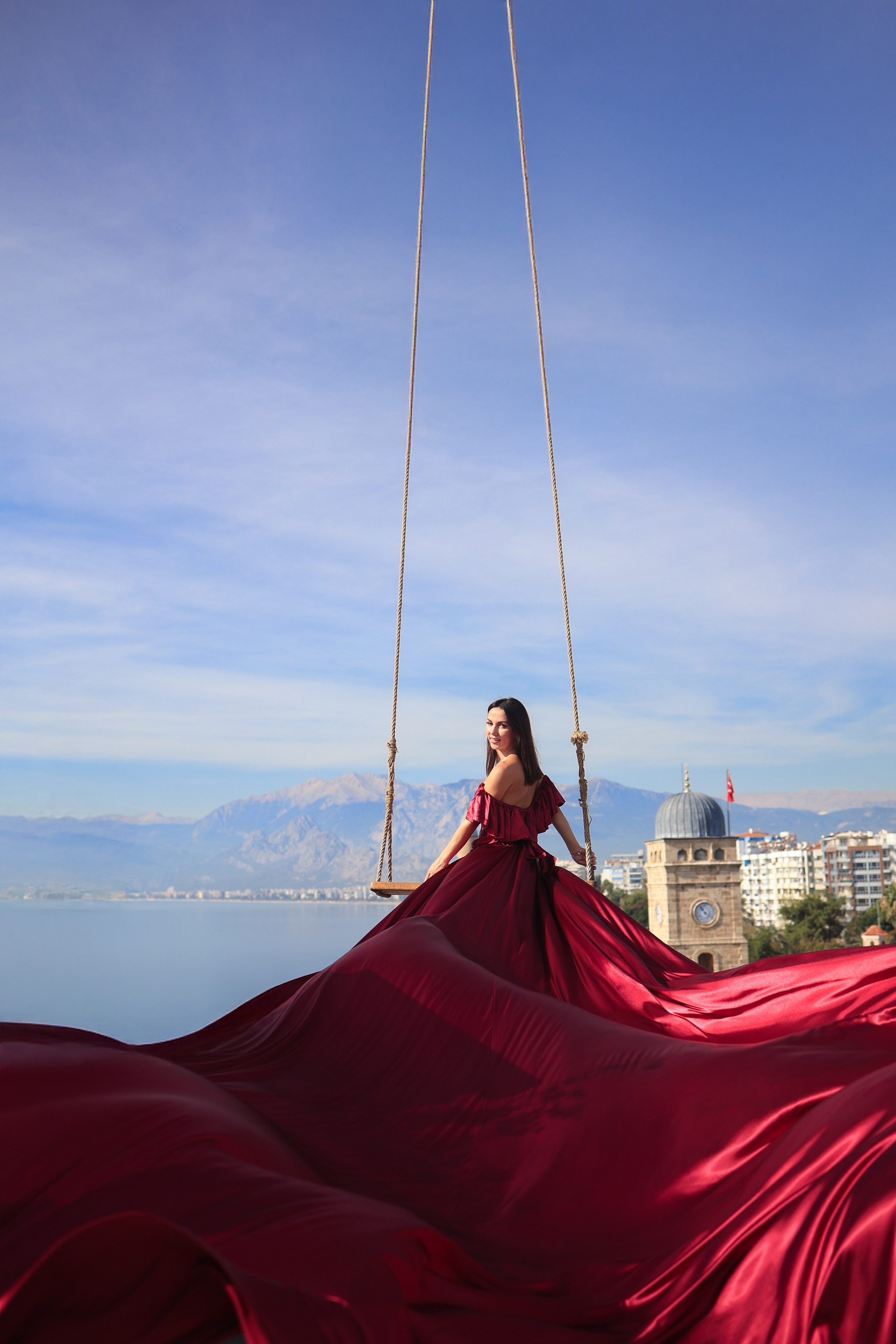 Фотосессия на крыше в Анталии