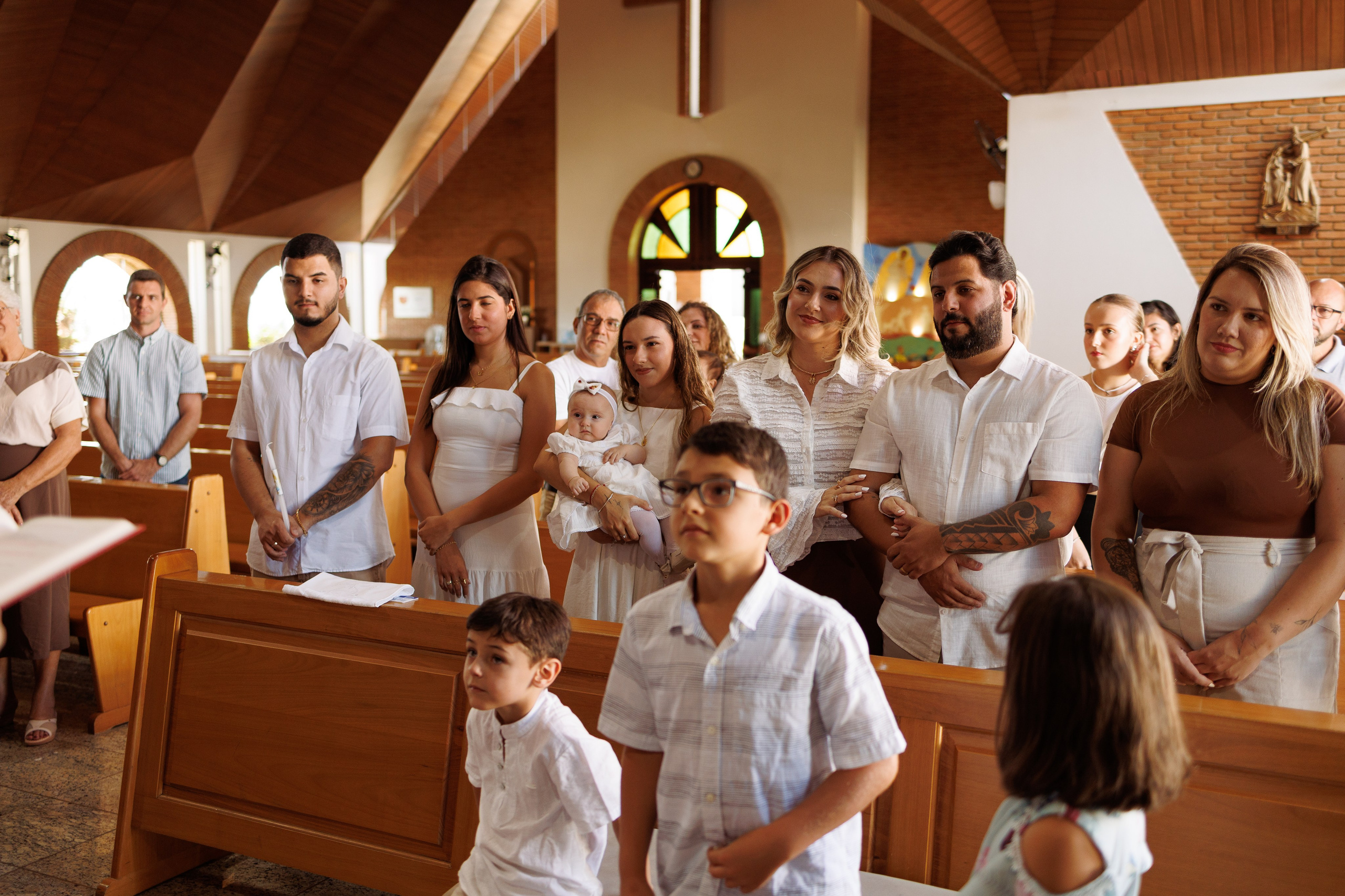 Batizado. Fotógrafa de Famílias e Crianças no Brasil