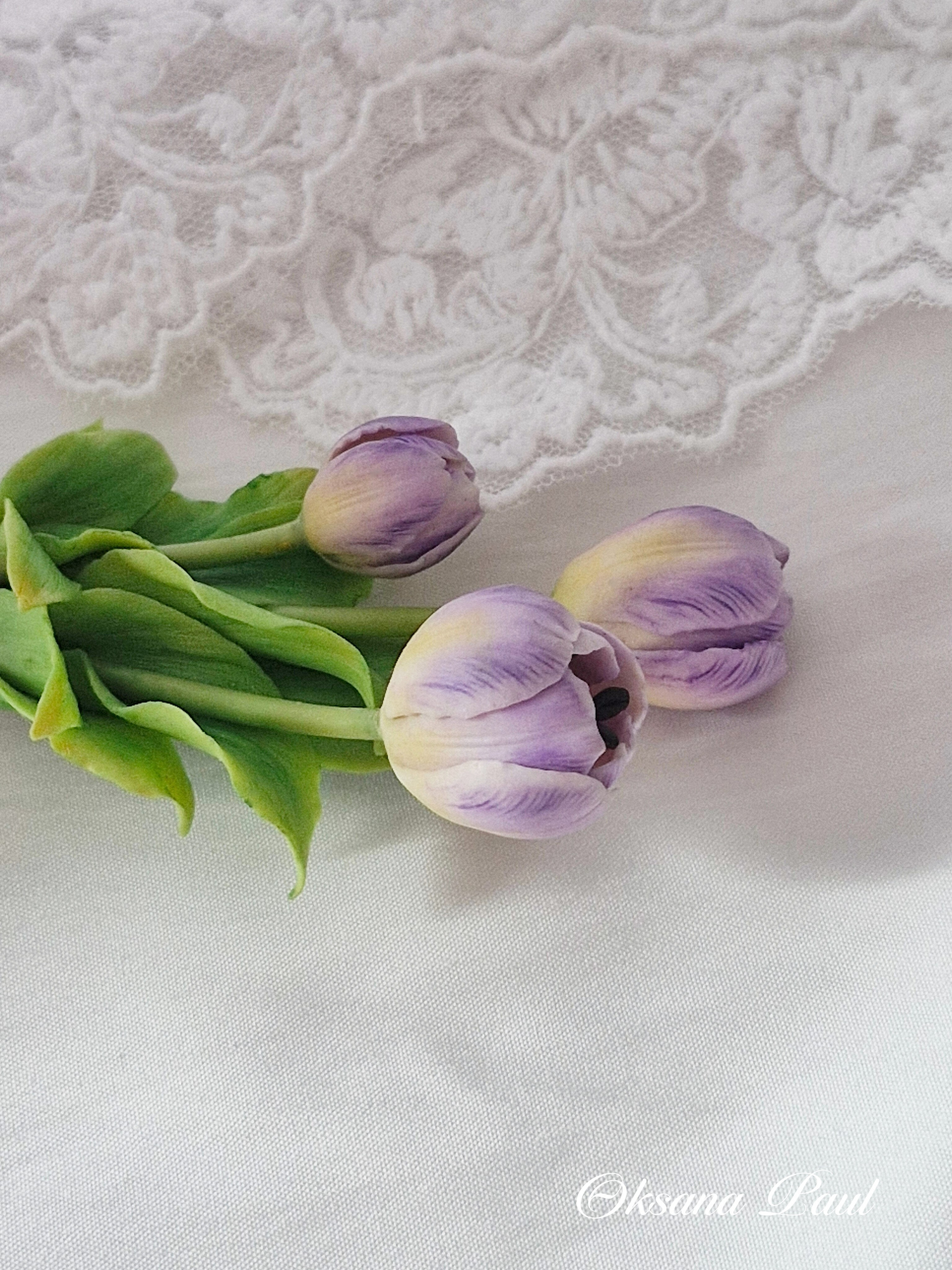 Броши с цветами / Blumen-Broschen ➜. Oksana Paul-Gardinen-Design Oksana Paul ✧ Art of Gardinen & Textile Design ✧ Polymer Clay Art & Handmade Creatures