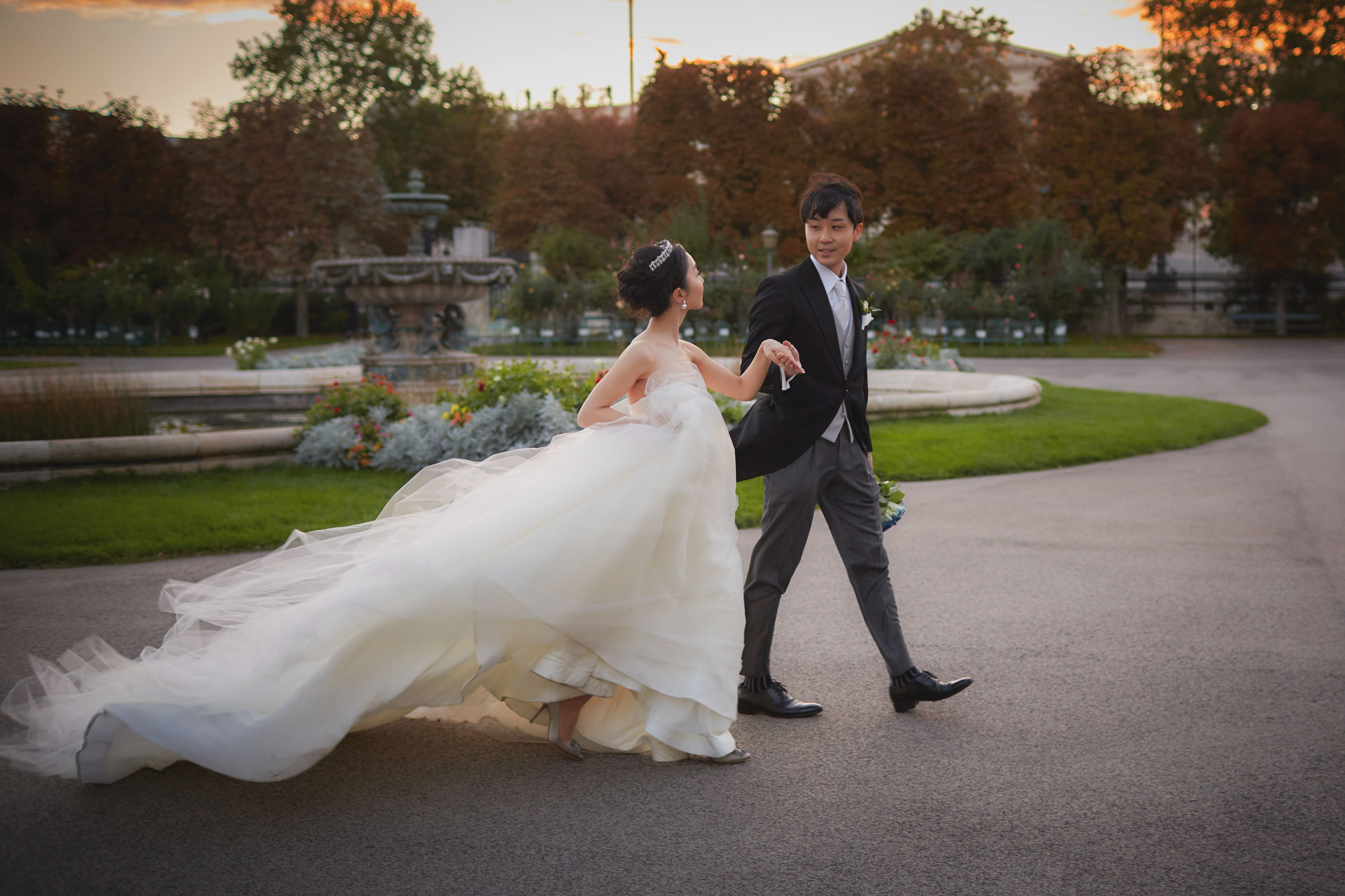 Belvedere Palace Wedding, Vienna, Austria. Northeast Ohio (Cleveland, Youngstown, Akron) Wedding Photography
