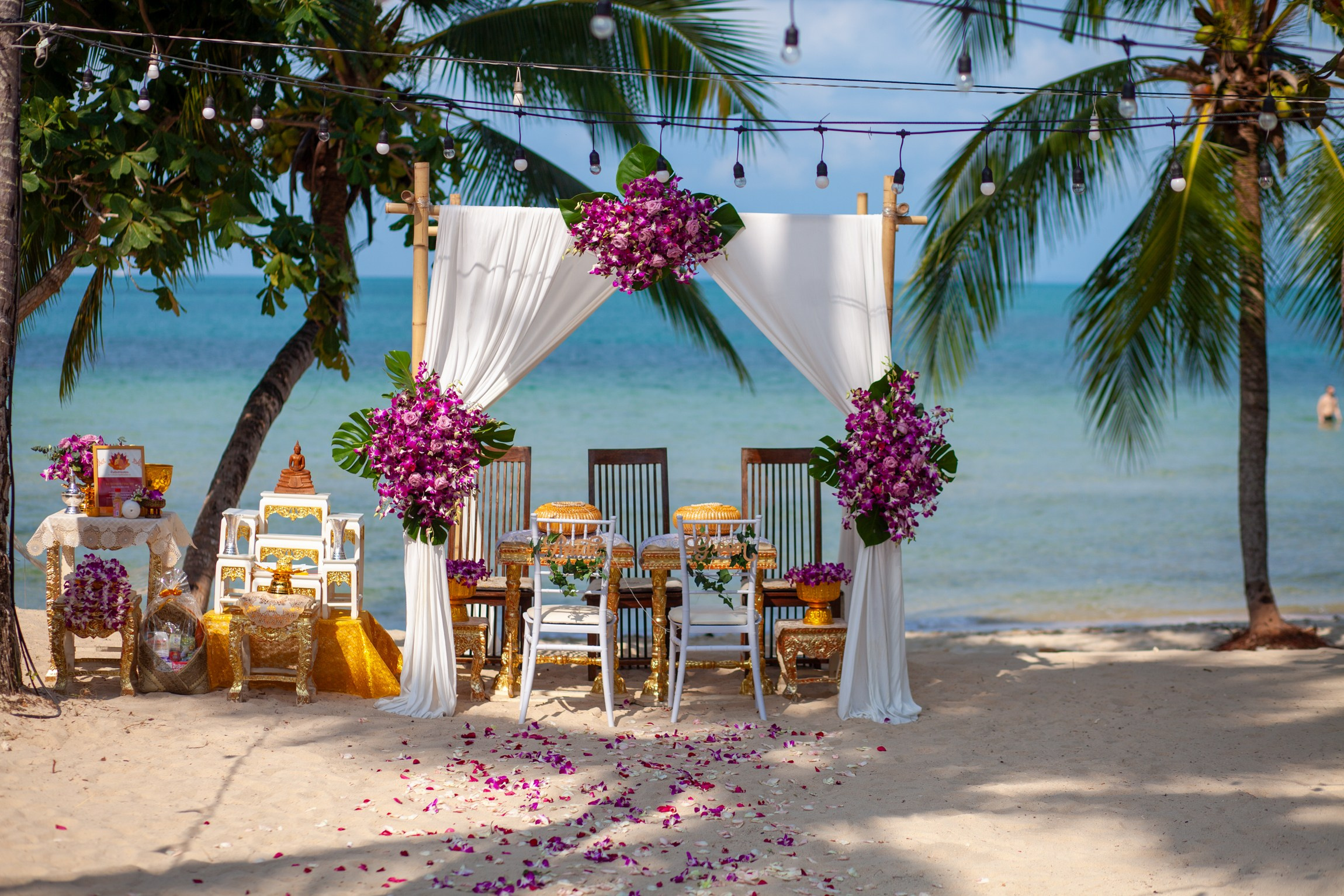 Buddhist + Western. Wedding on Koh Samui, Thailand