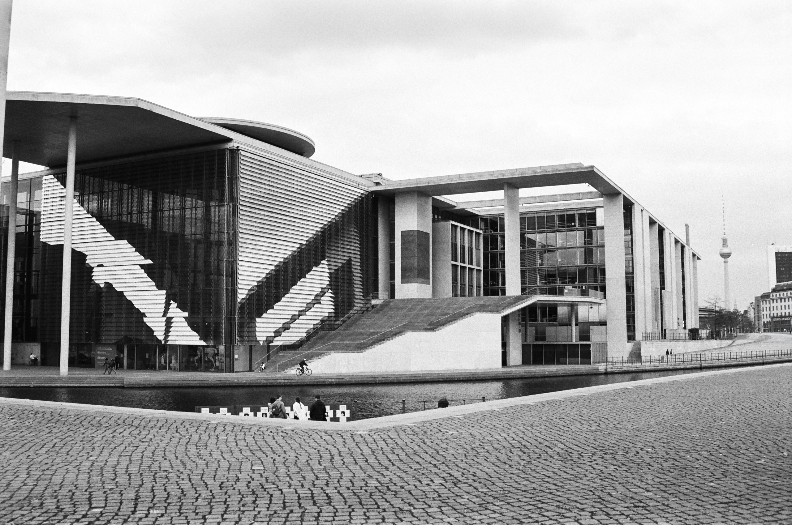 The Streets of Berlin in B&W