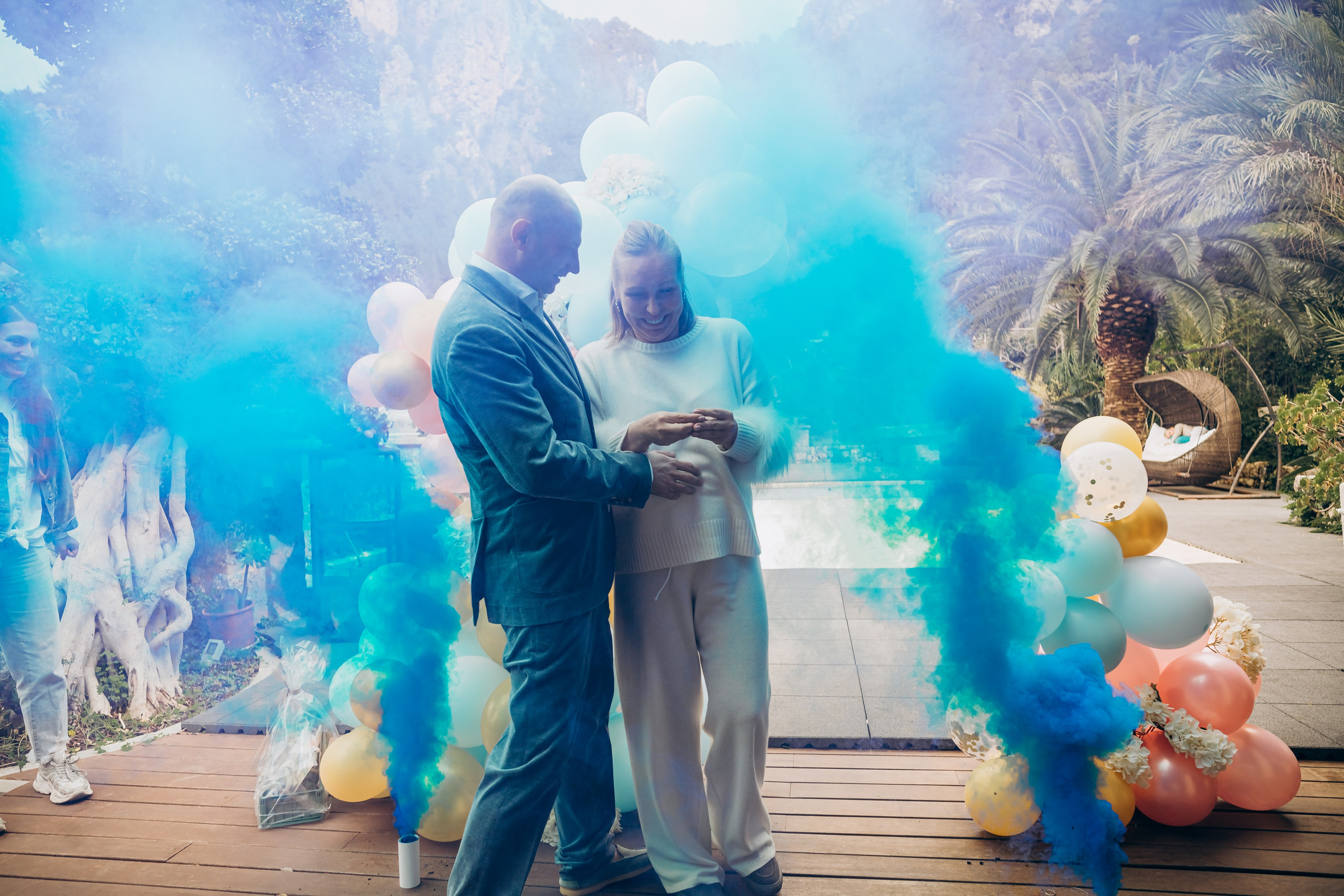 Gender party. Photographer in Mallorca