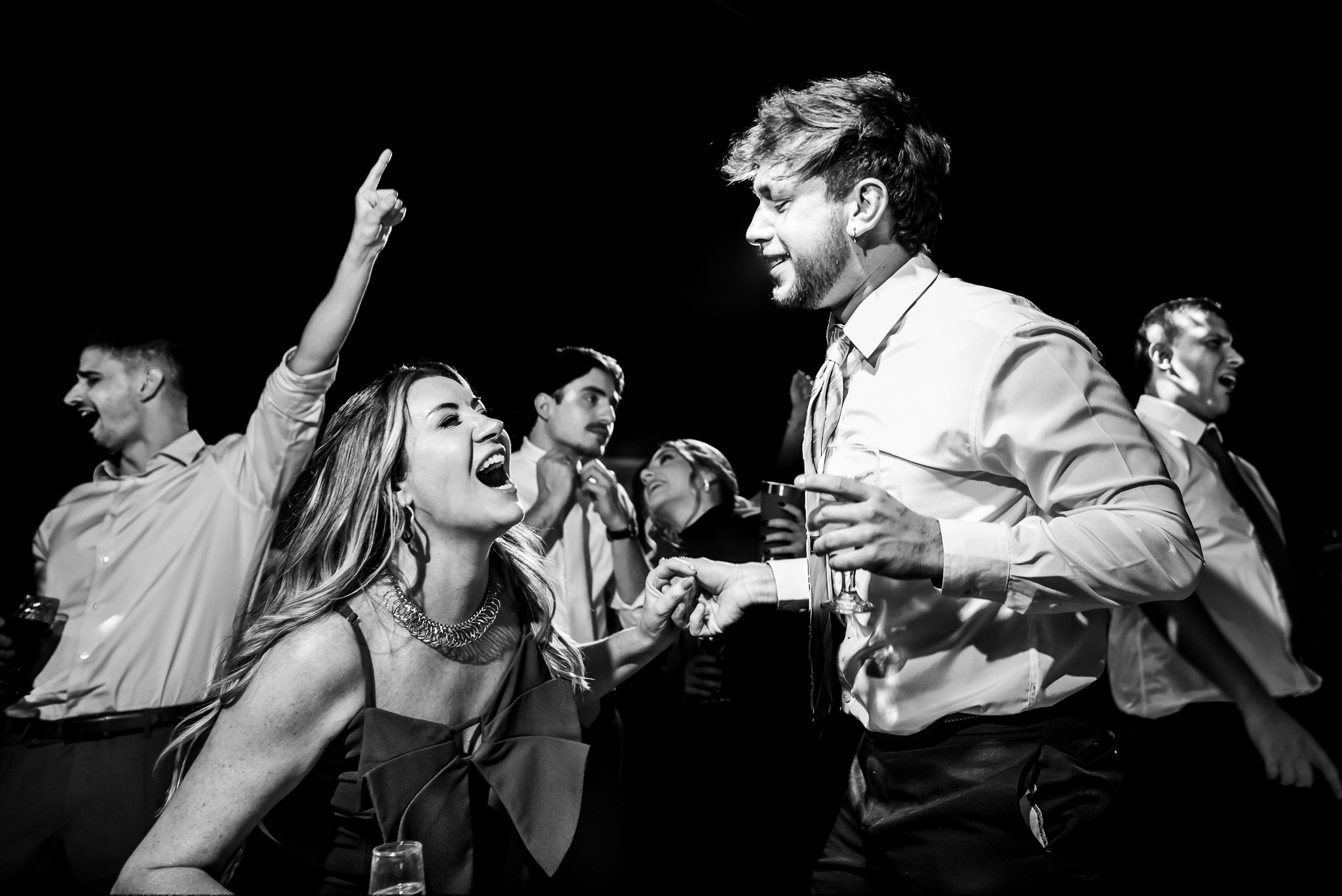 fotografia de festa de casamento