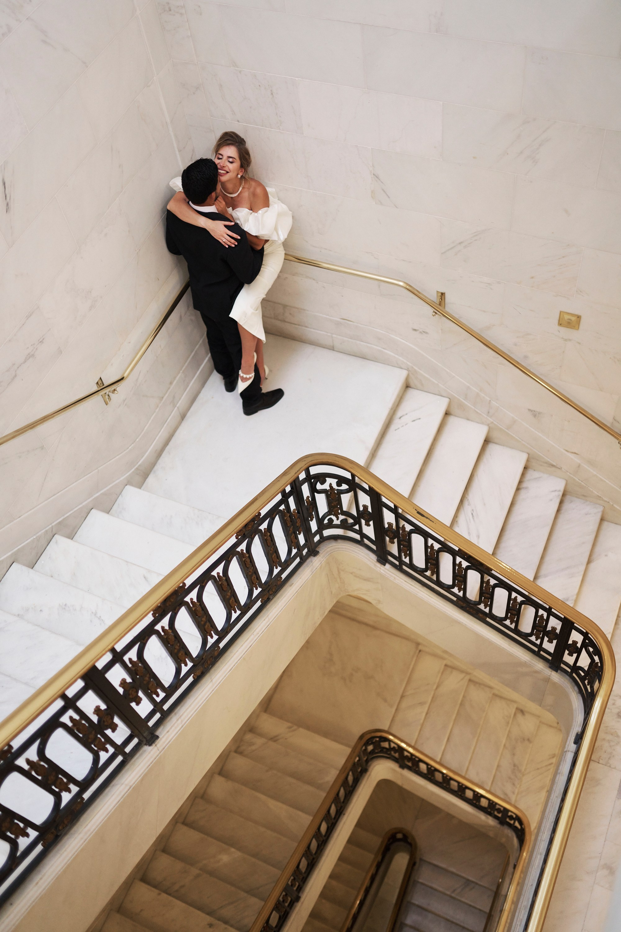 San Francisco City Hall Wedding — Fashion-Inspired Editorial Photography with Retro Car. Bay Area Life | Event, Wedding & Commercial Photography Agency