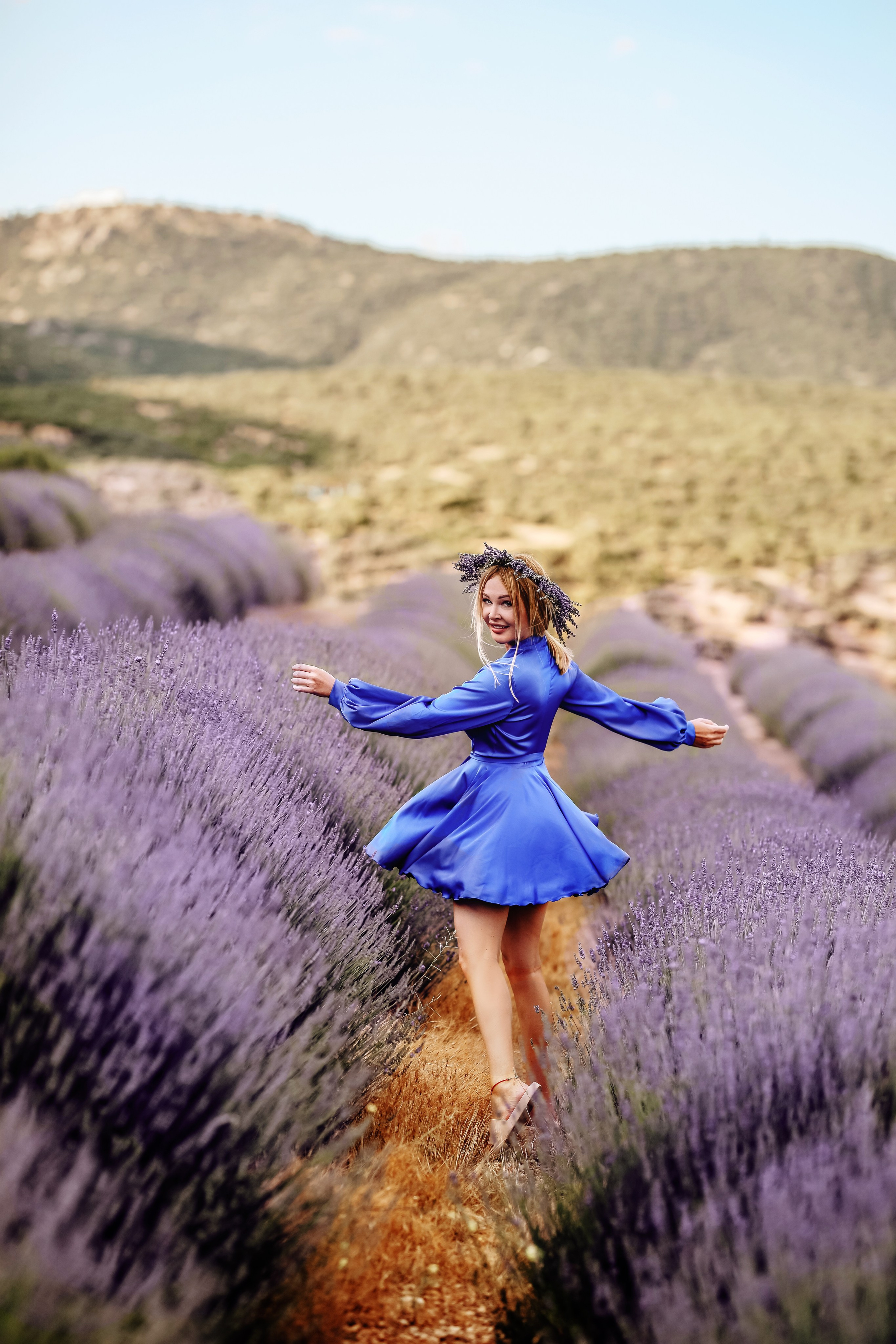 Lavender fields in Turkey. Photographer in Turkey, Antalya, Kemer, Belek, Side, Kas, Fethiye