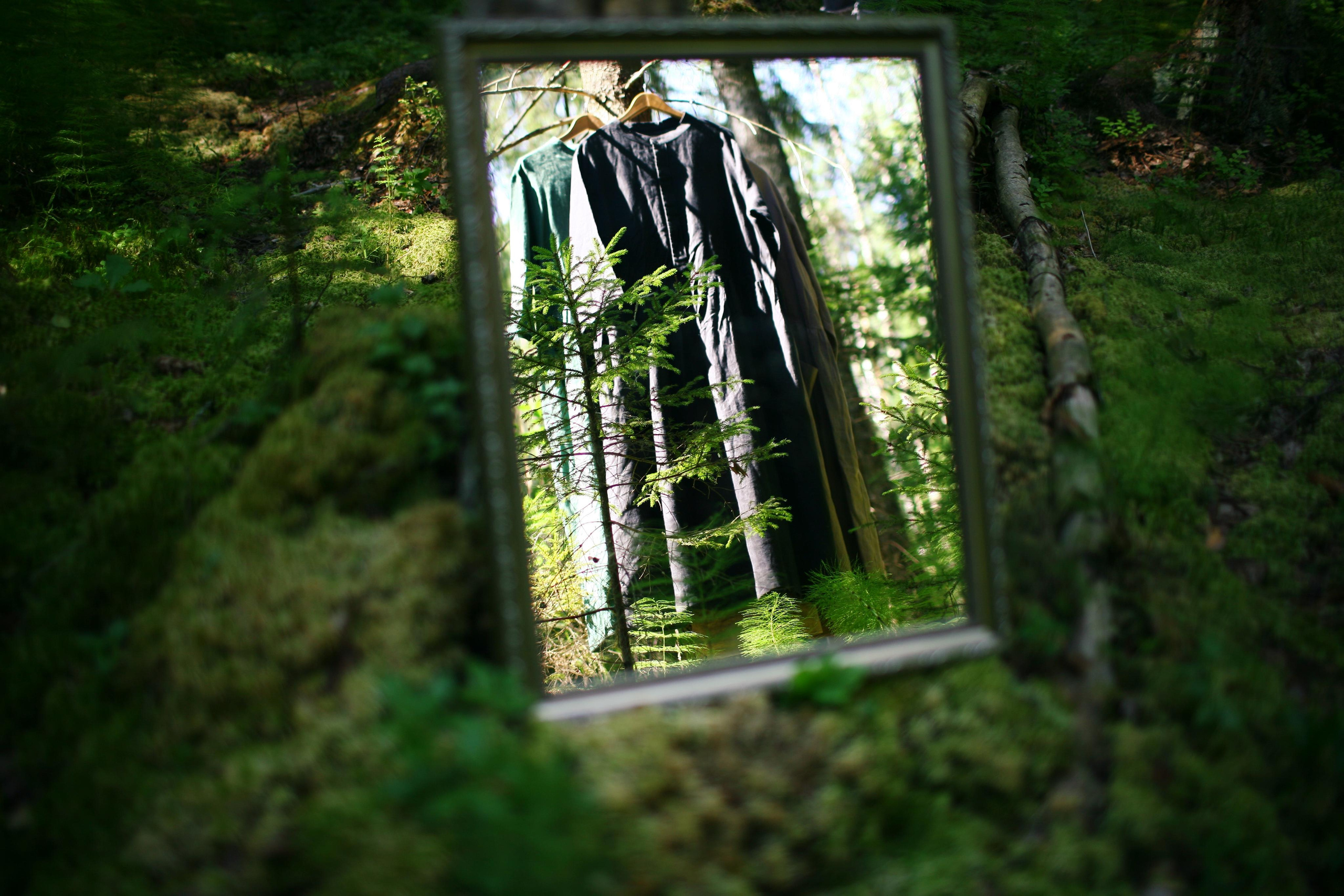 Anna, by herself. Woods and a little bit fire. Victoria Dini. Art photography in London / Folkestone, UK