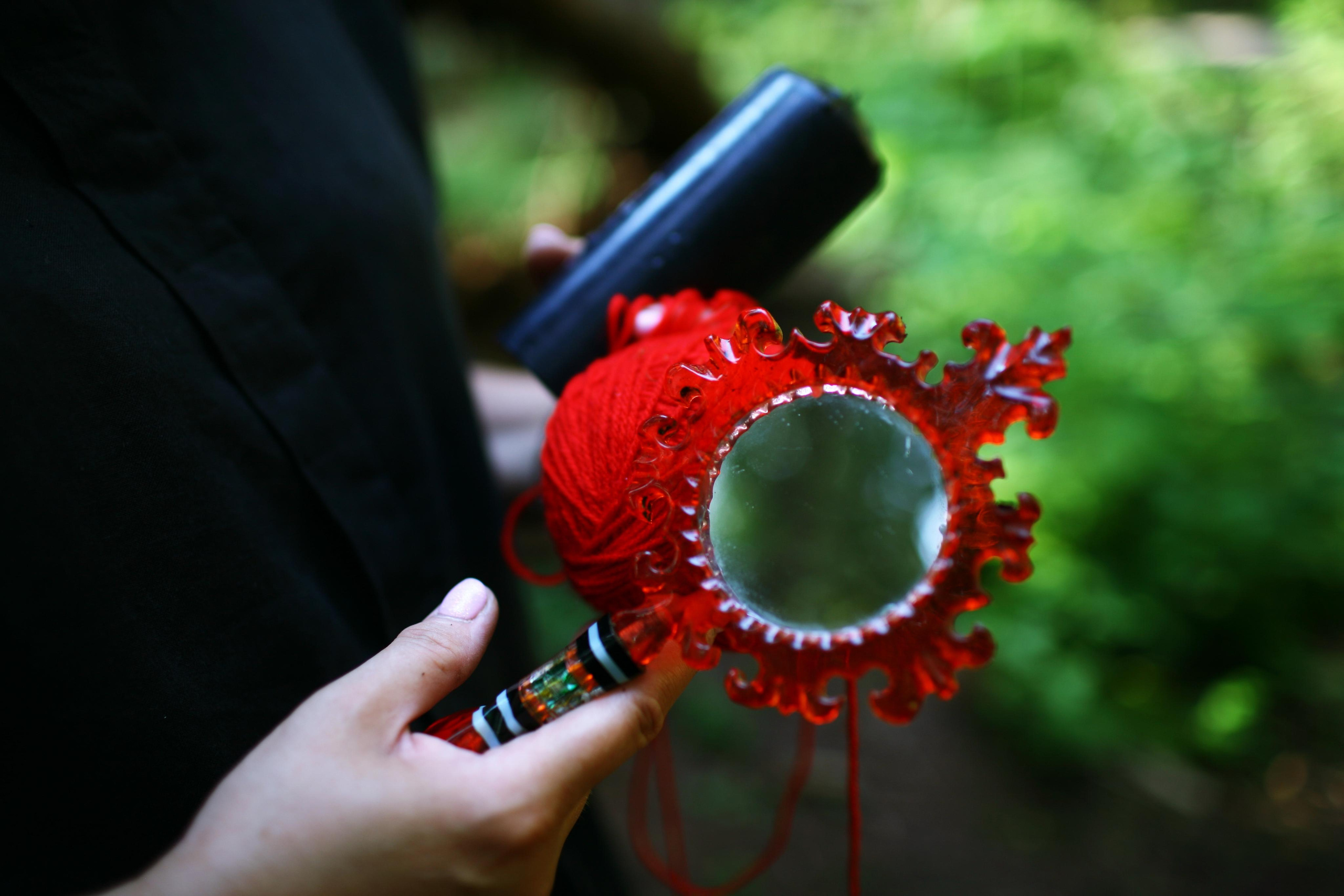 Anna, by herself. Woods and a little bit fire. Victoria Dini. Art photography in London / Folkestone, UK