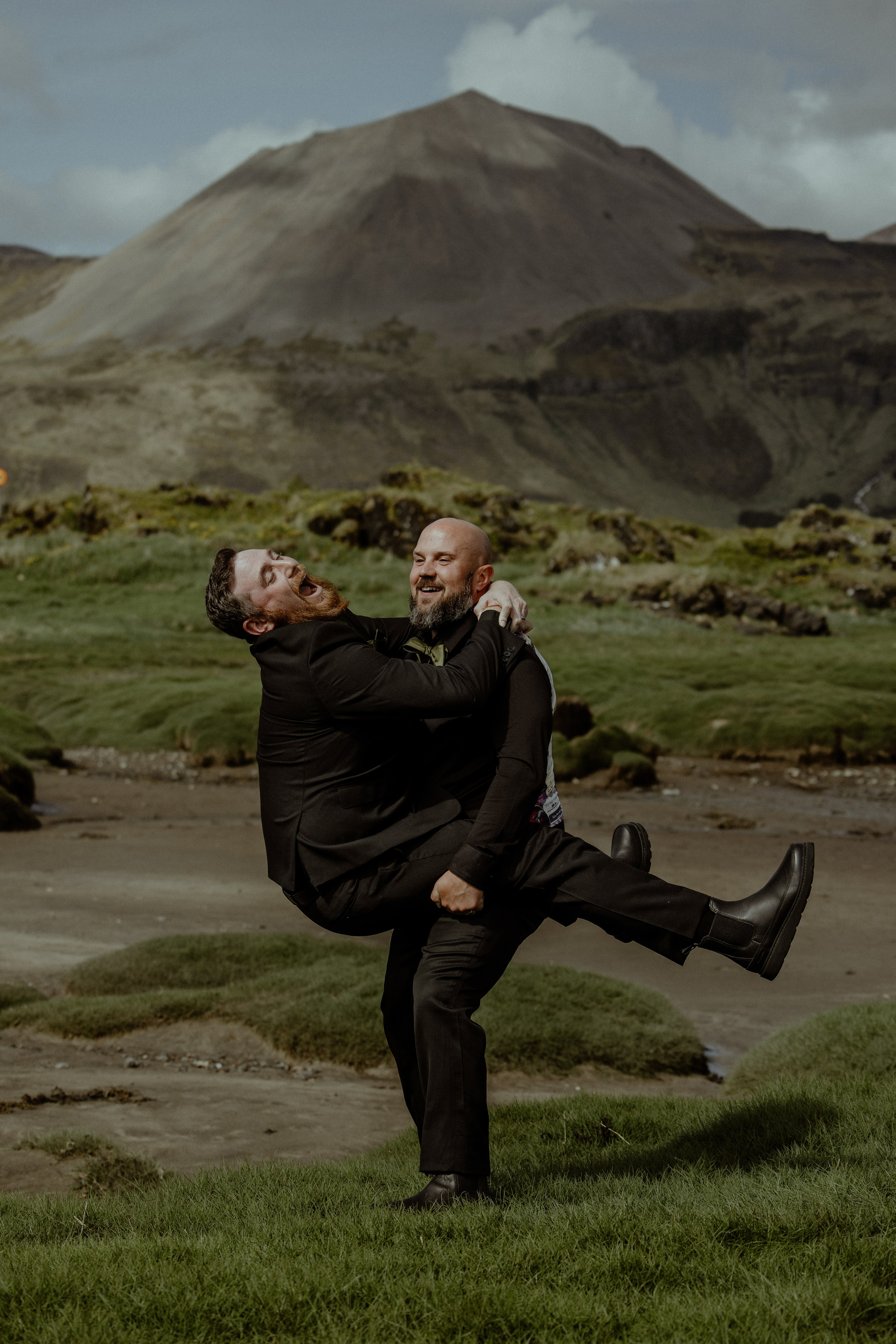 Viking inspired secret elopement in Iceland — wedding in Budir. Iceland elopement photographer & videographer