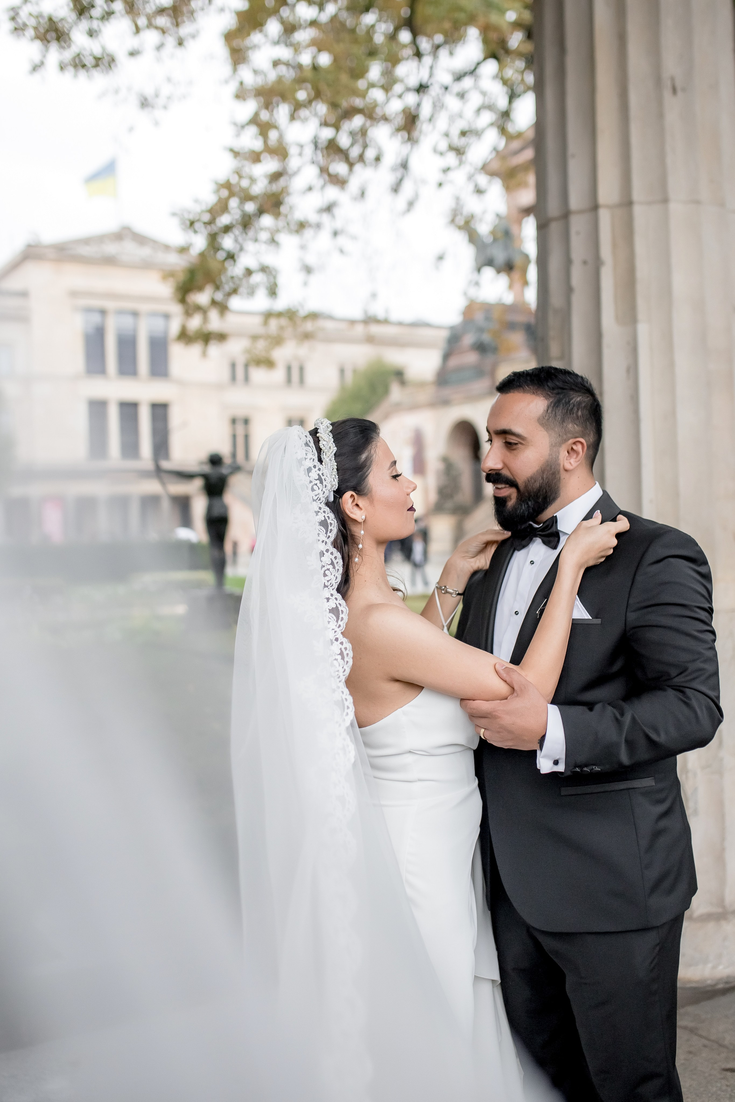 Hochzeitsshooting im Herzen von Berlin. Hochzeitsfotografie in Berlin Nataliia Schütze