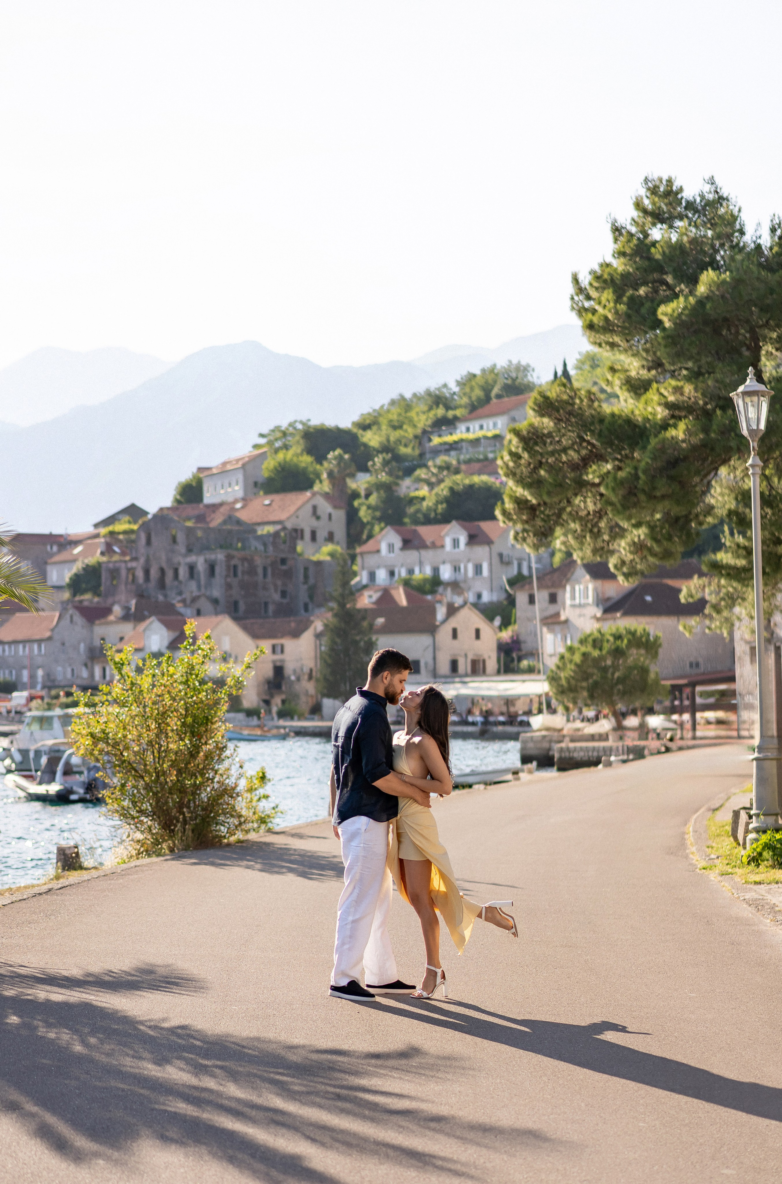 Photographer in Perast Montenegro