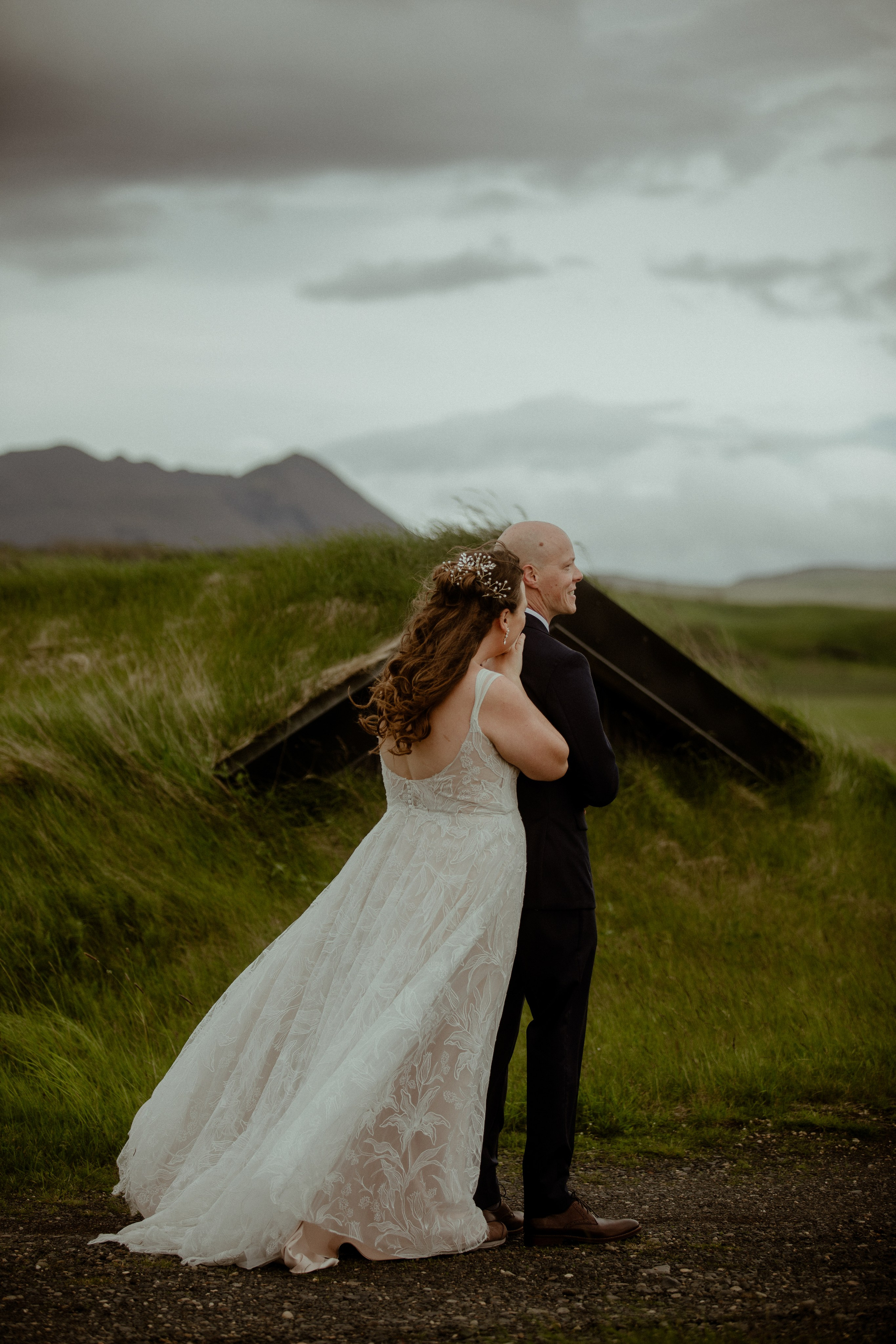 Iceland Elopement at Black Sand Beach. Iceland elopement photographer & videographer