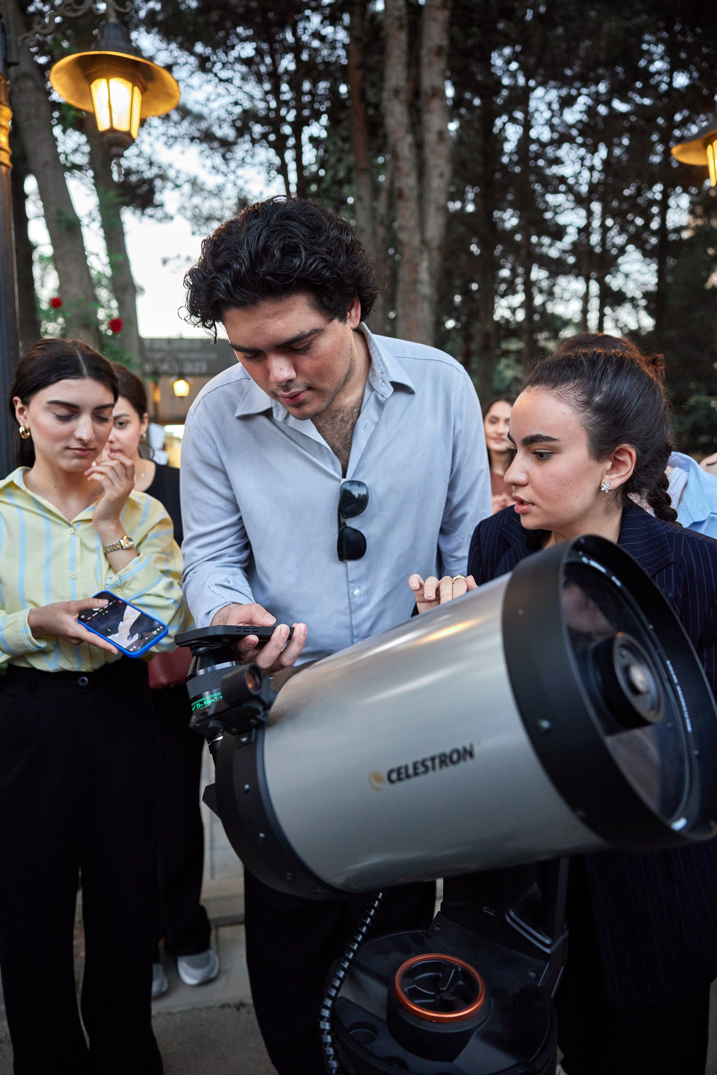 Bakı Dövlət Universitetində müşahidə axşamı. Həvəskar Astronomlar Cəmiyyəti — Astronomy.az