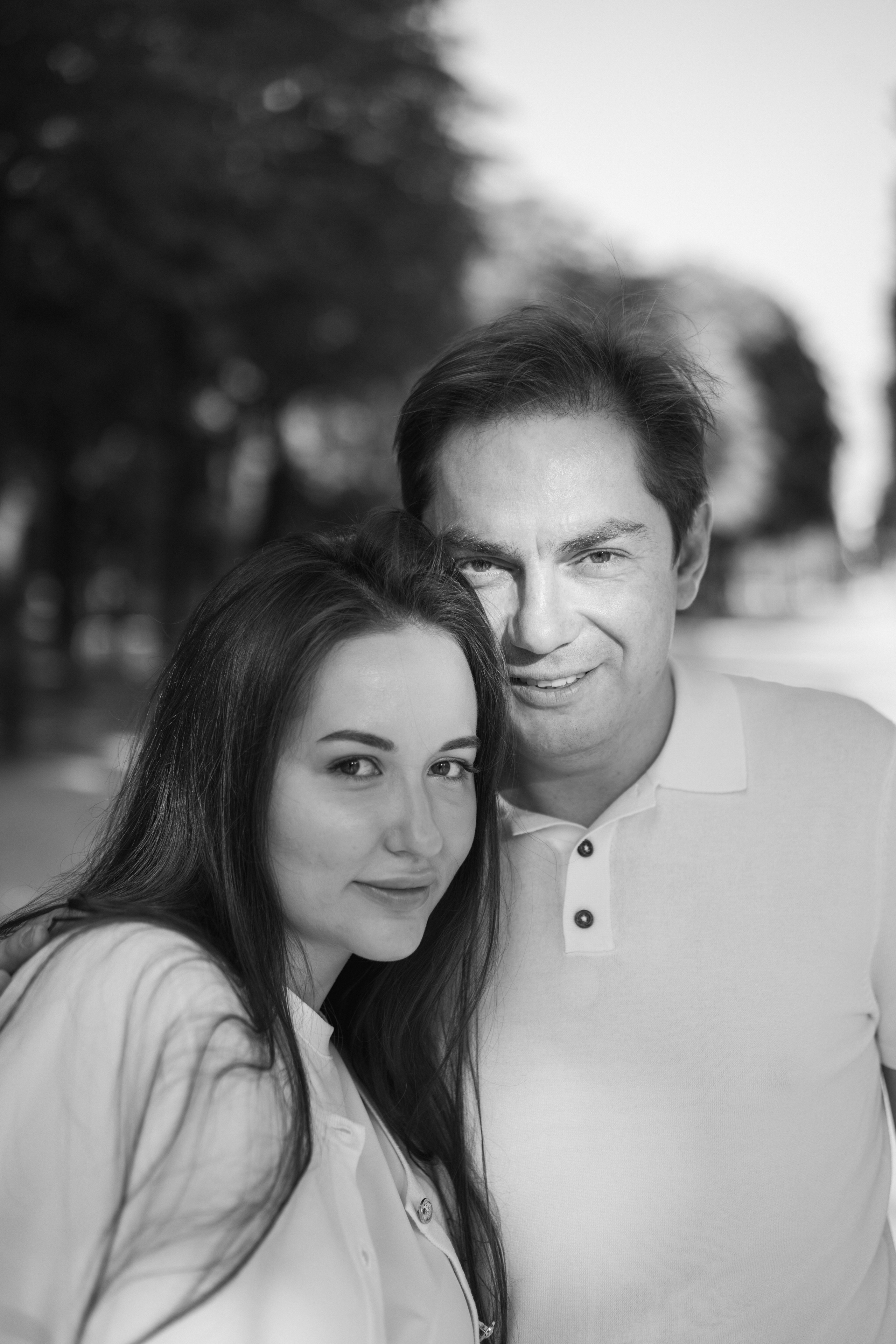 парная фотосессия в Париже