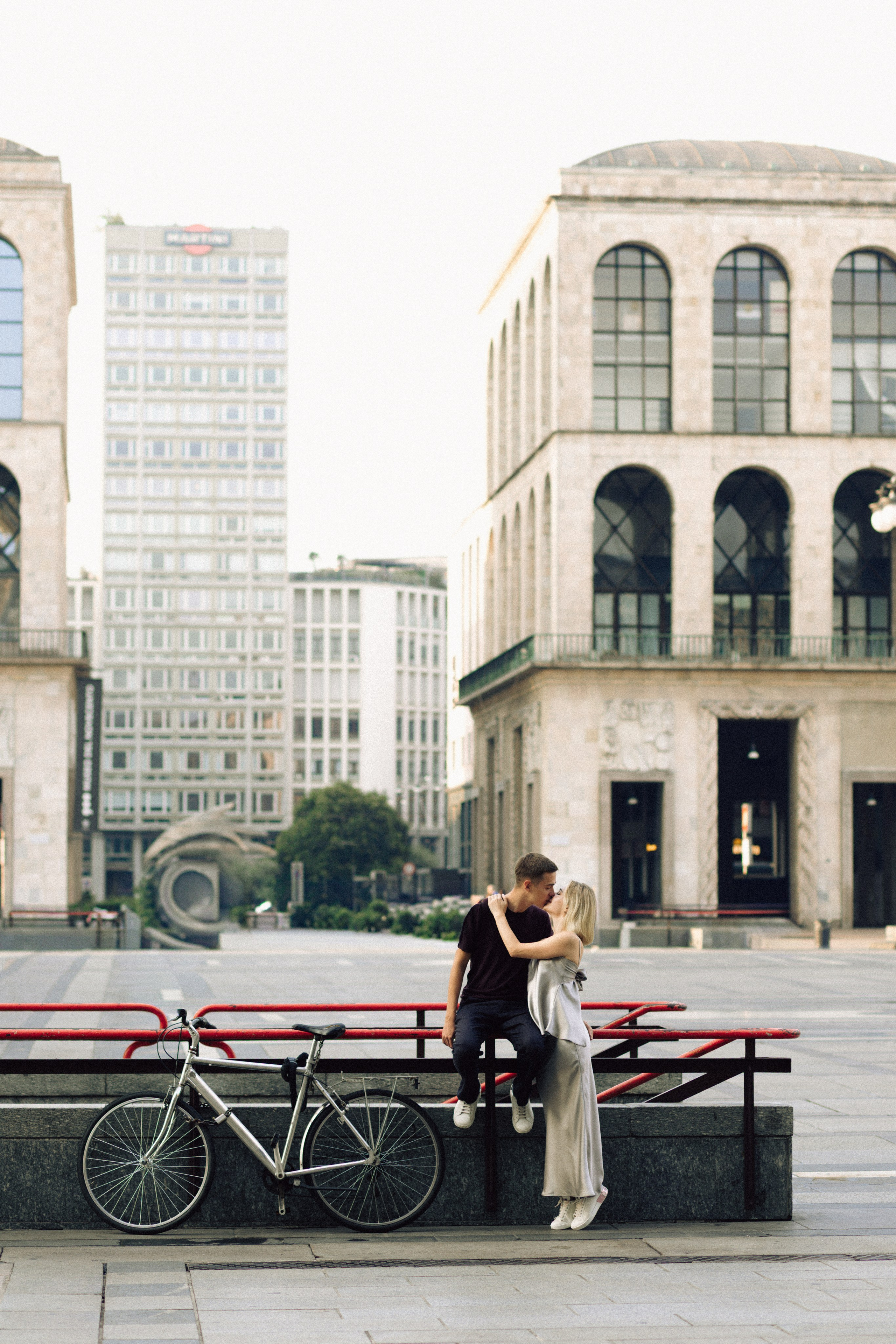 quiet romantic love story photoshoot Milan