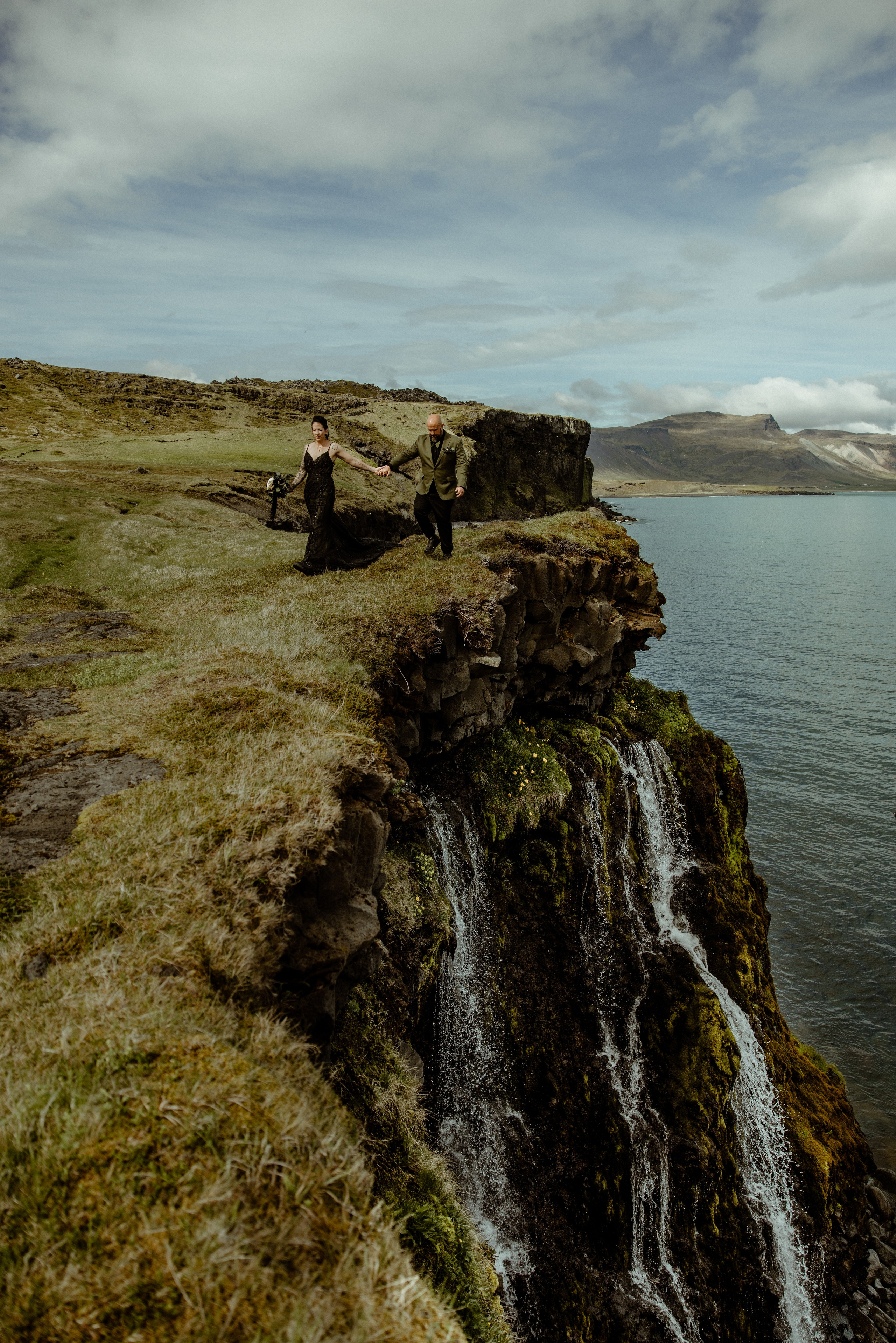 Viking inspired secret elopement in Iceland — wedding in Budir. Iceland elopement photographer & videographer