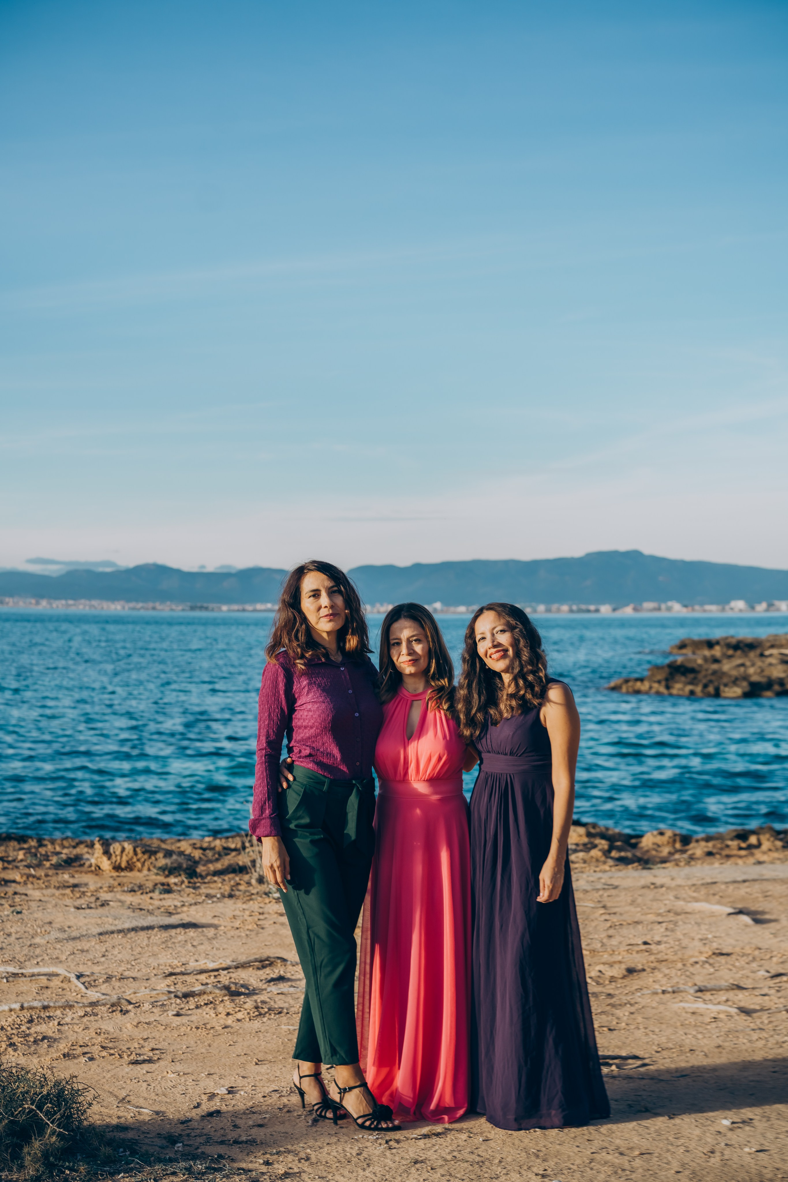 Brenda and friends. Photographer in Mallorca