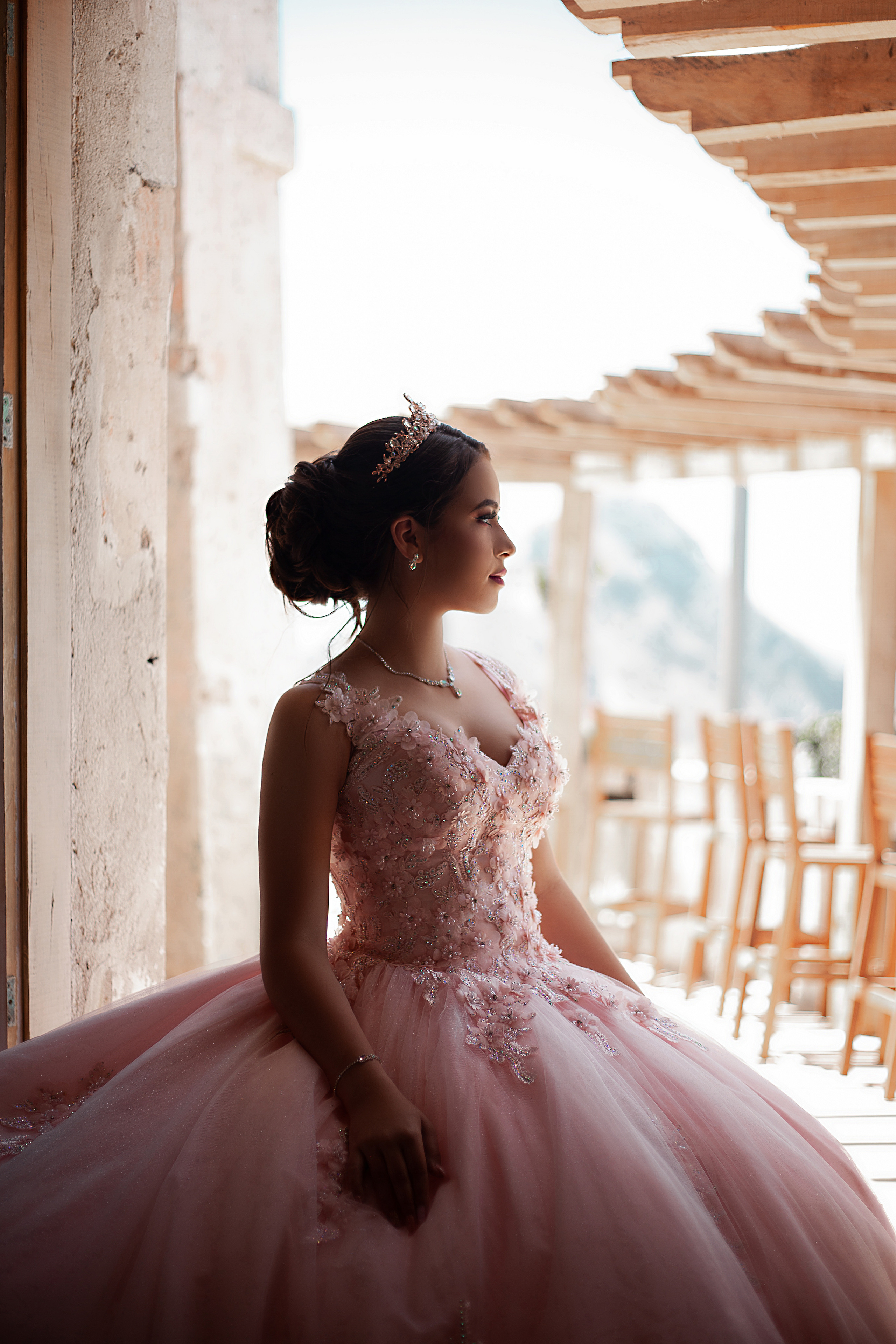 Valeria. Sesión de XV años en Observatorio Mazatlán. Victoria Castellanos. Photographer in Mazatlán