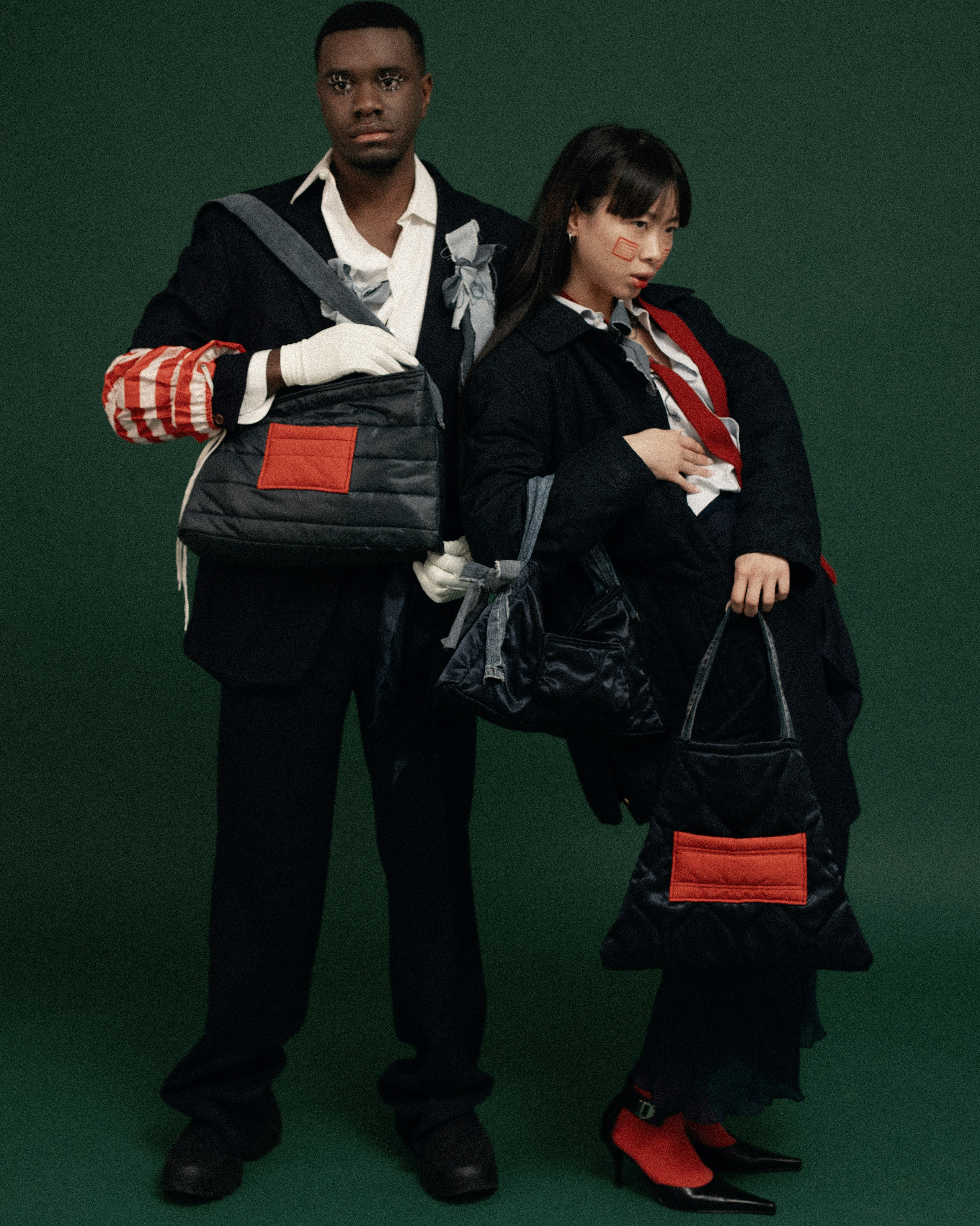 Garage Sale Bags & Accessories visual campaign. Aura Studio / co-design space