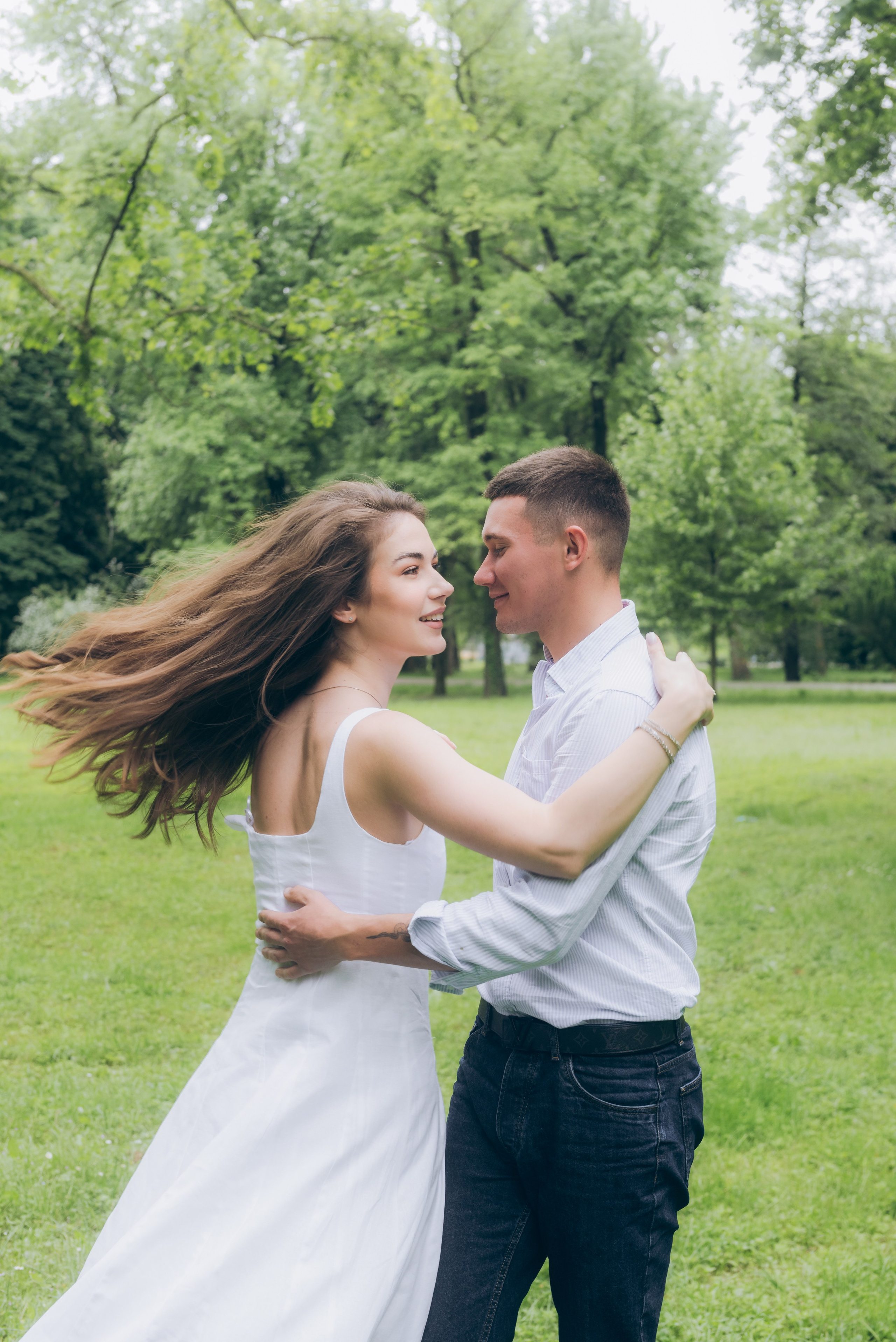 Romantic morning in park in Milan. Anastasiia Buchinskaia Fotografa Milano