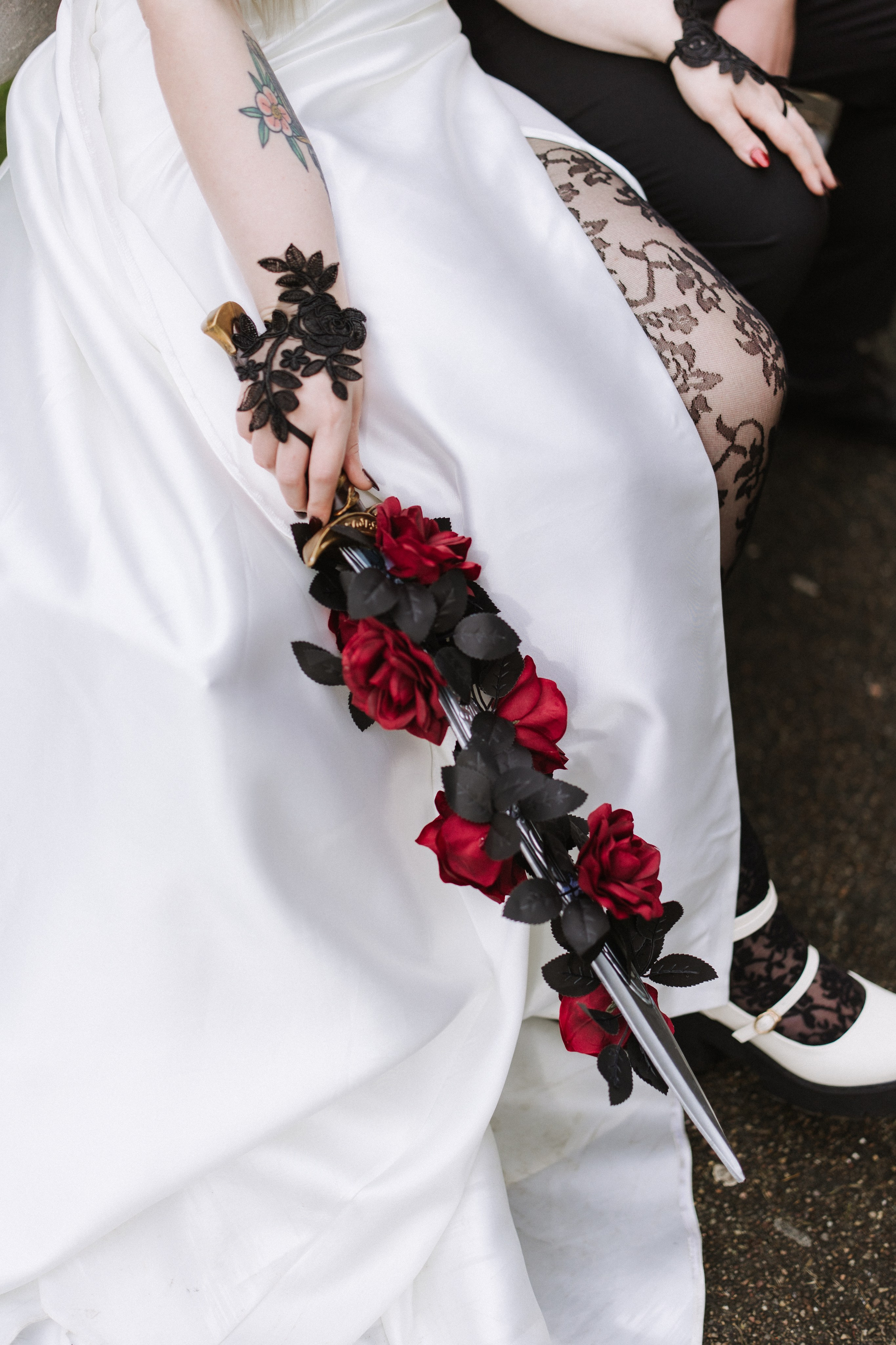 Bunter ausgefallener Brautstrauß für mutige Bräute